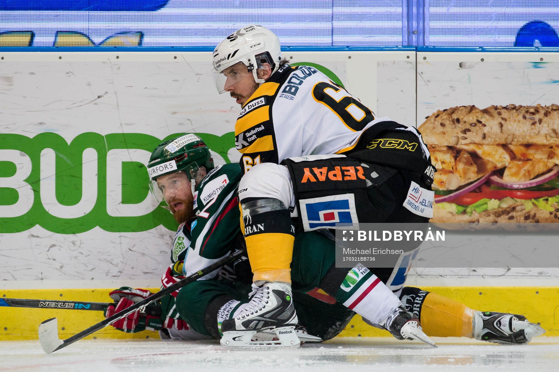 Frölundas Robin Figren och Skellefteås Fredrik Lindgren