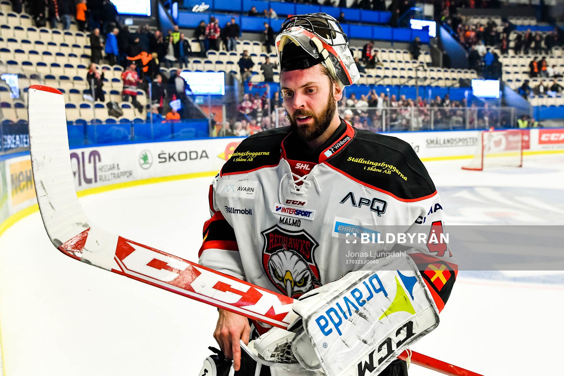 Malmö Redhawks målvakt Cristopher Nihlstorp
