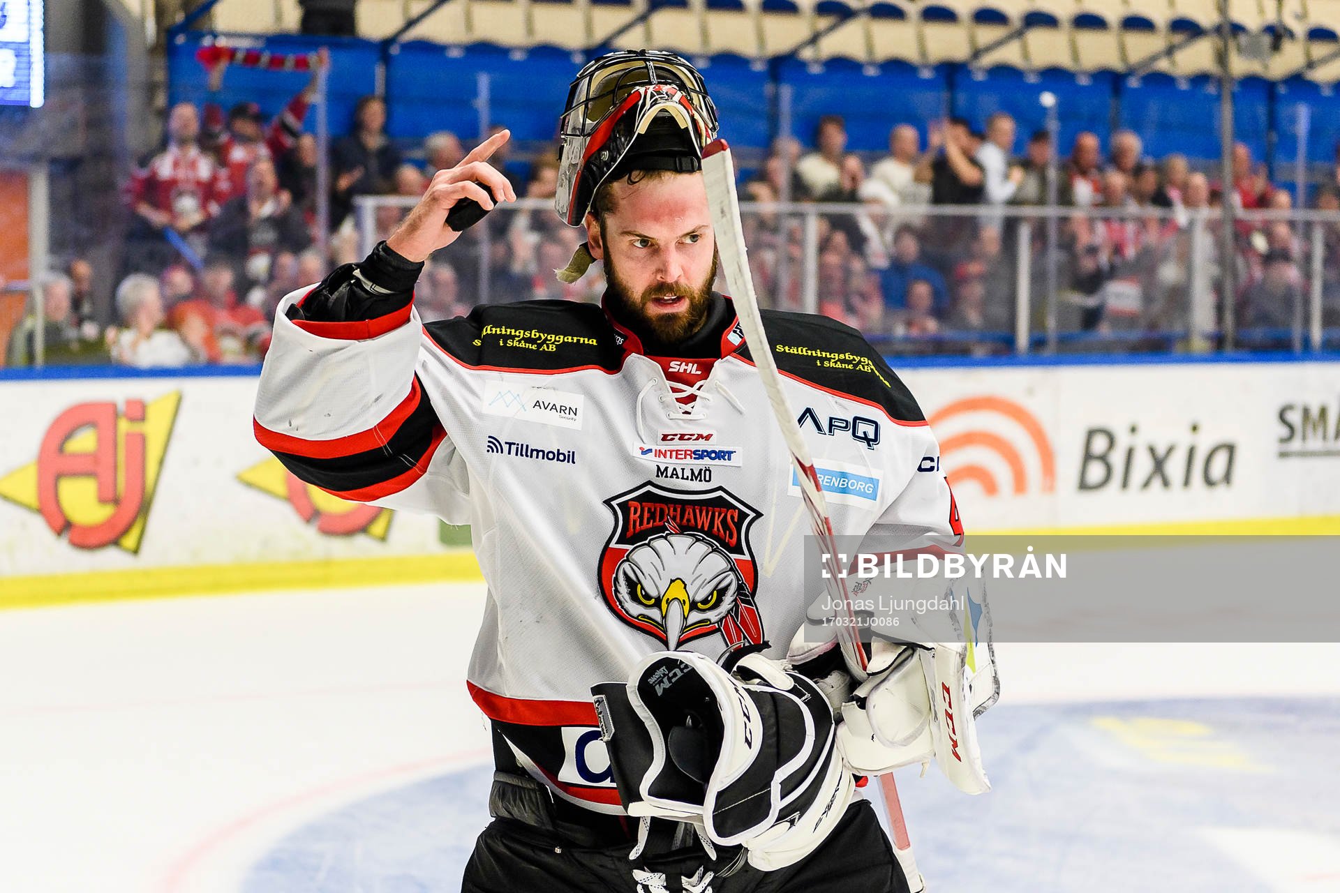 Malmö Redhawks målvakt Cristopher Nihlstorp
