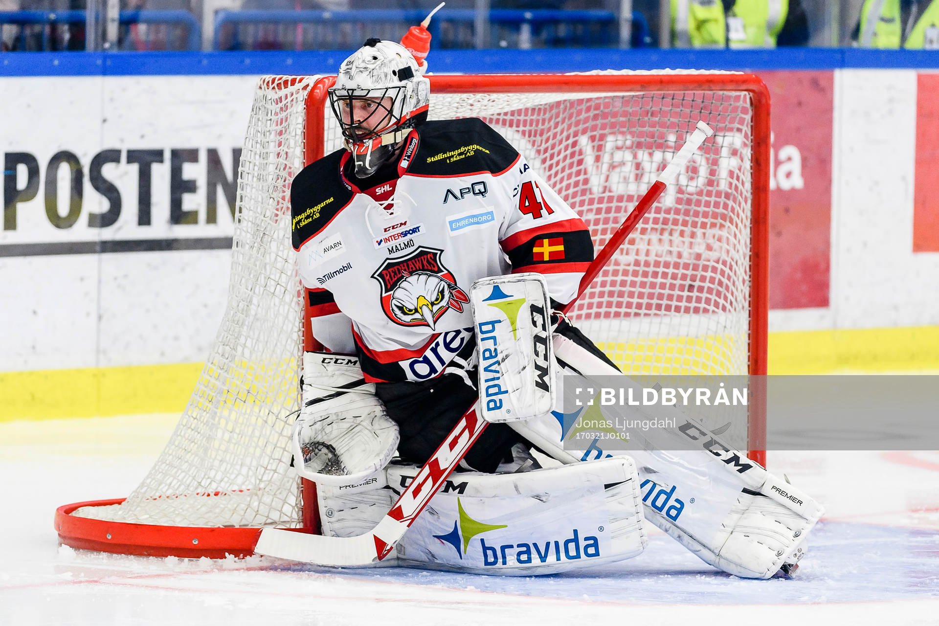 Malmö Redhawks målvakt Cristopher Nihlstorp