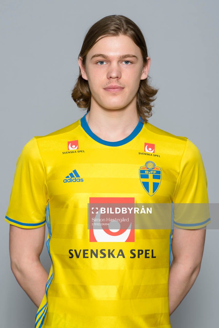 Hugo Andersson i P18-landslaget