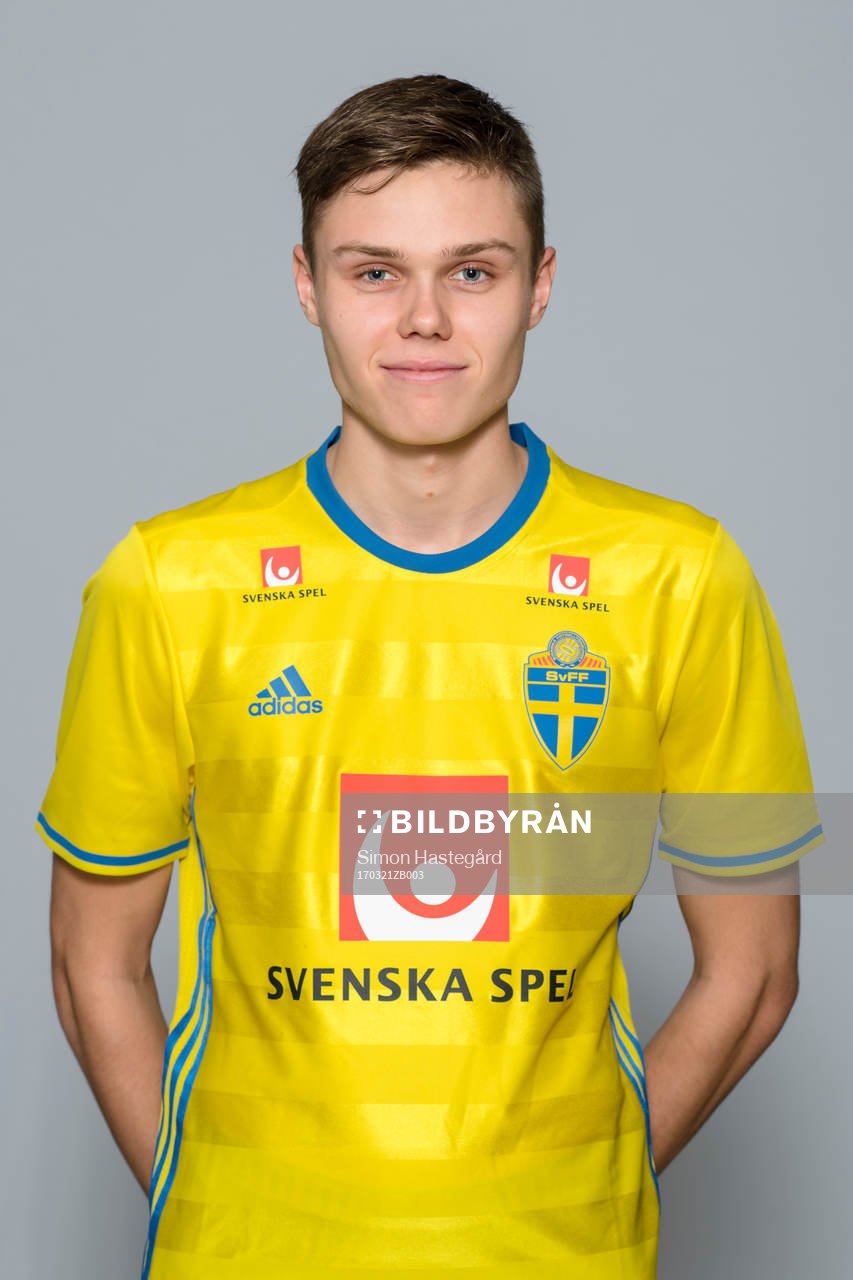 Albin Linnér i P18-landslaget