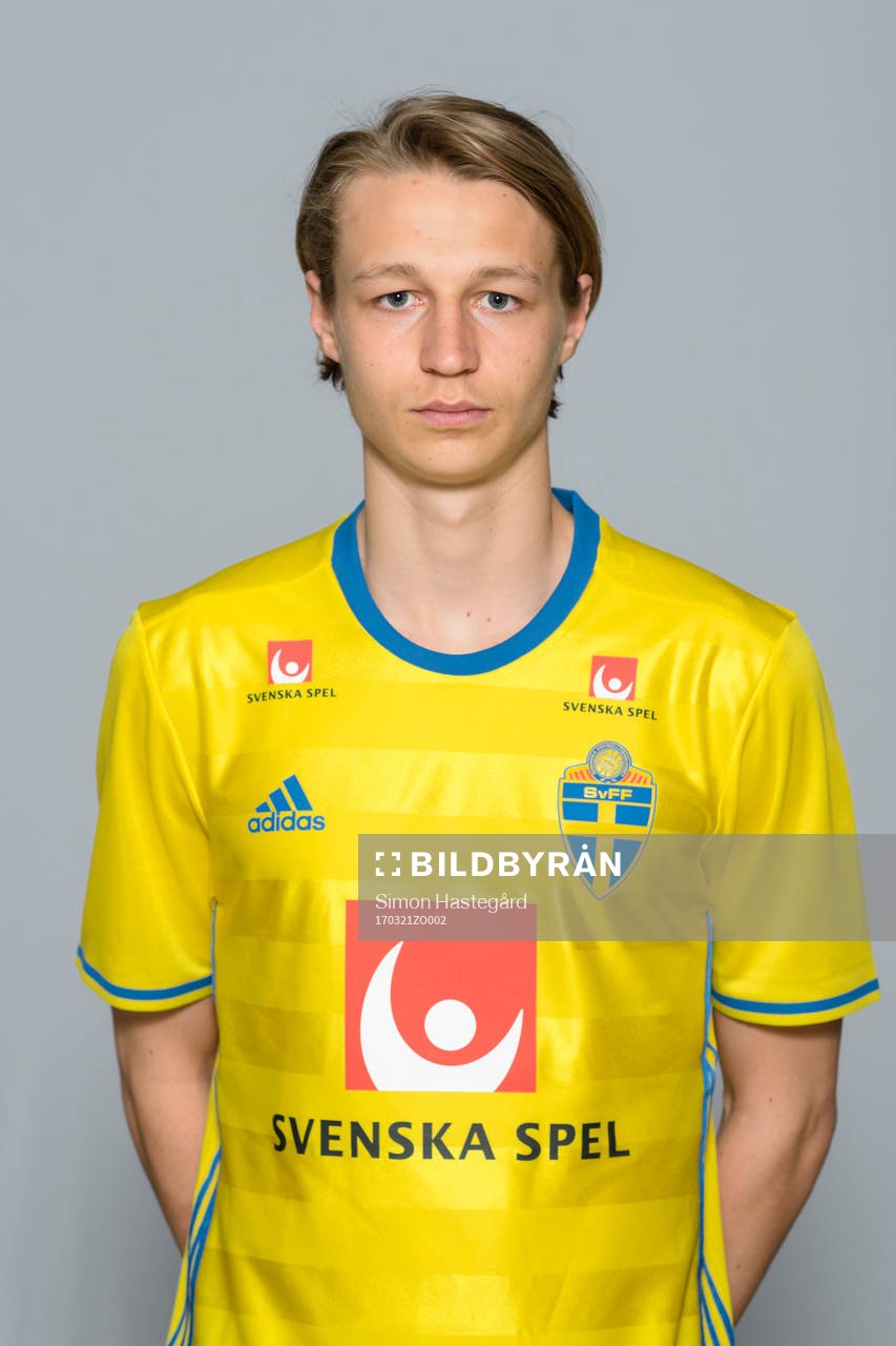 Kevin Lidin i P18-landslaget
