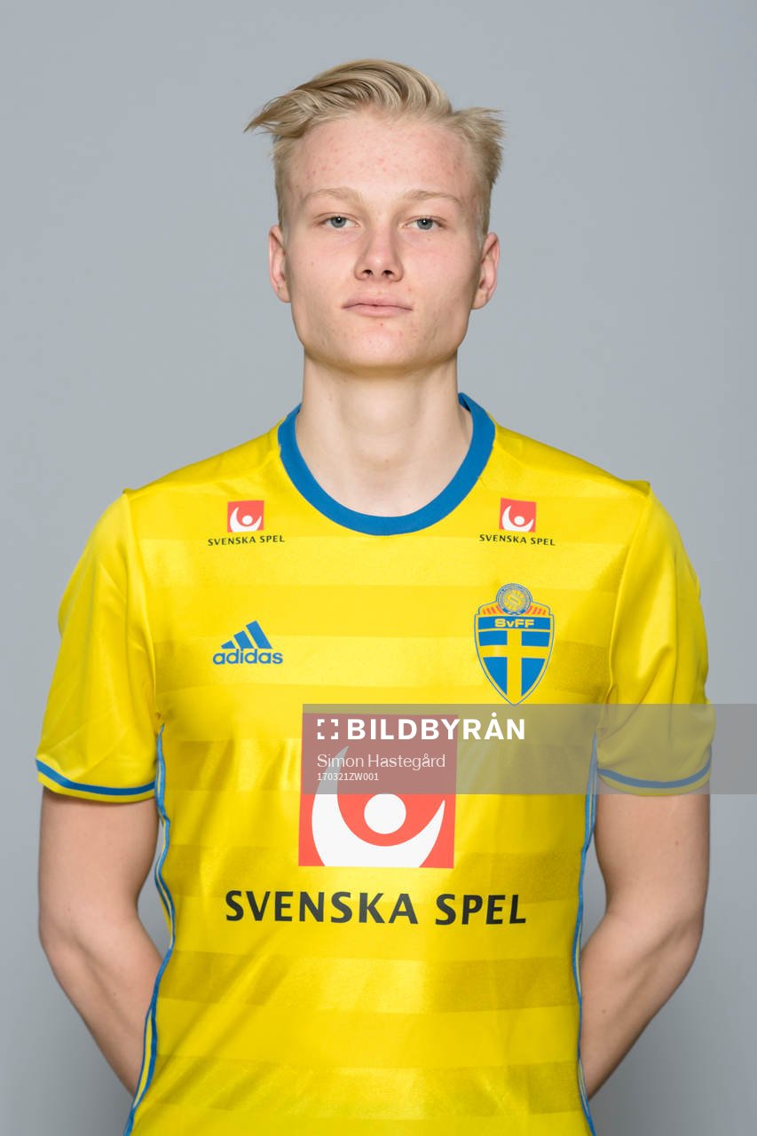 Filip Örnblom i P18-landslaget