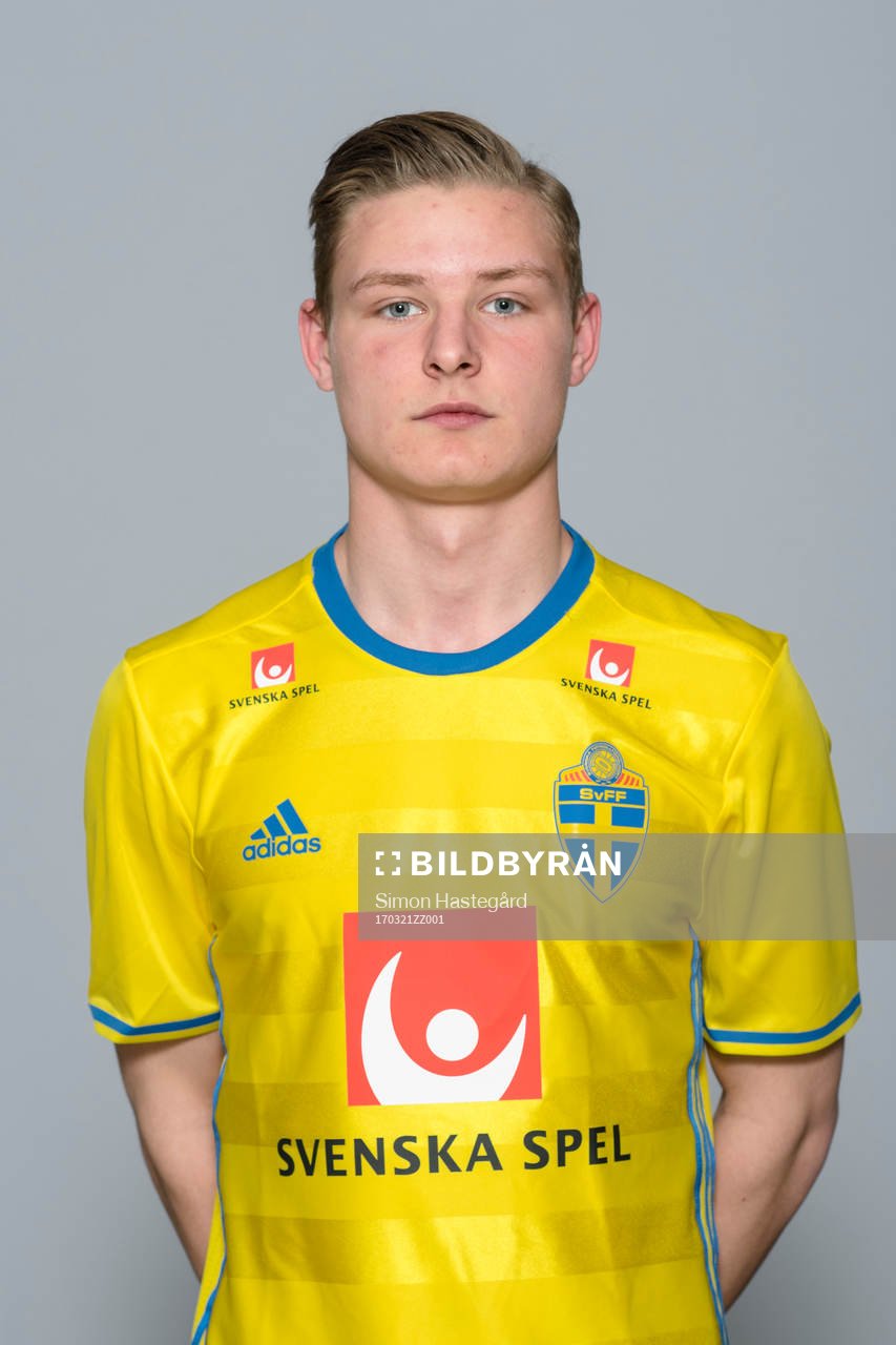 Niclas Holgersson i P18-landslaget