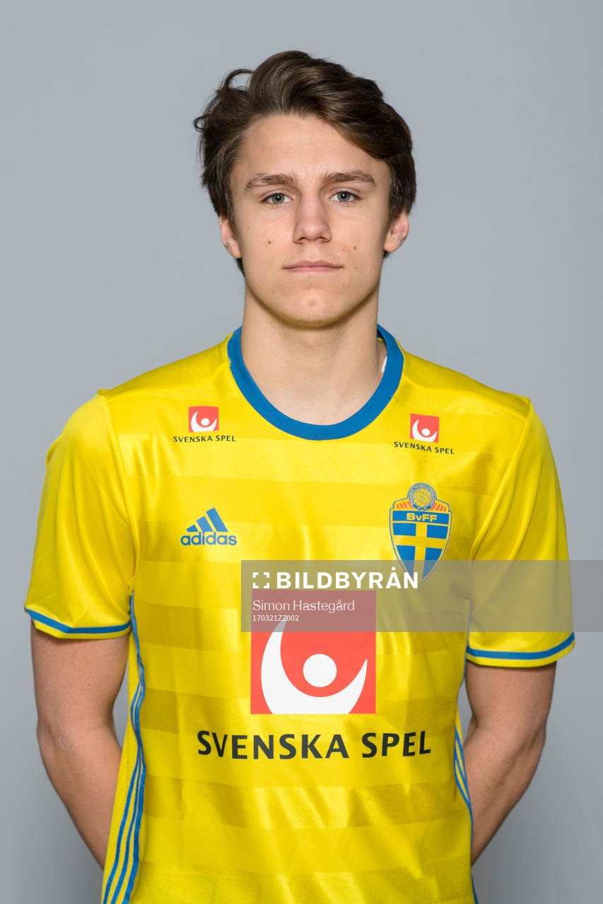 Aron Sandén i P18-landslaget