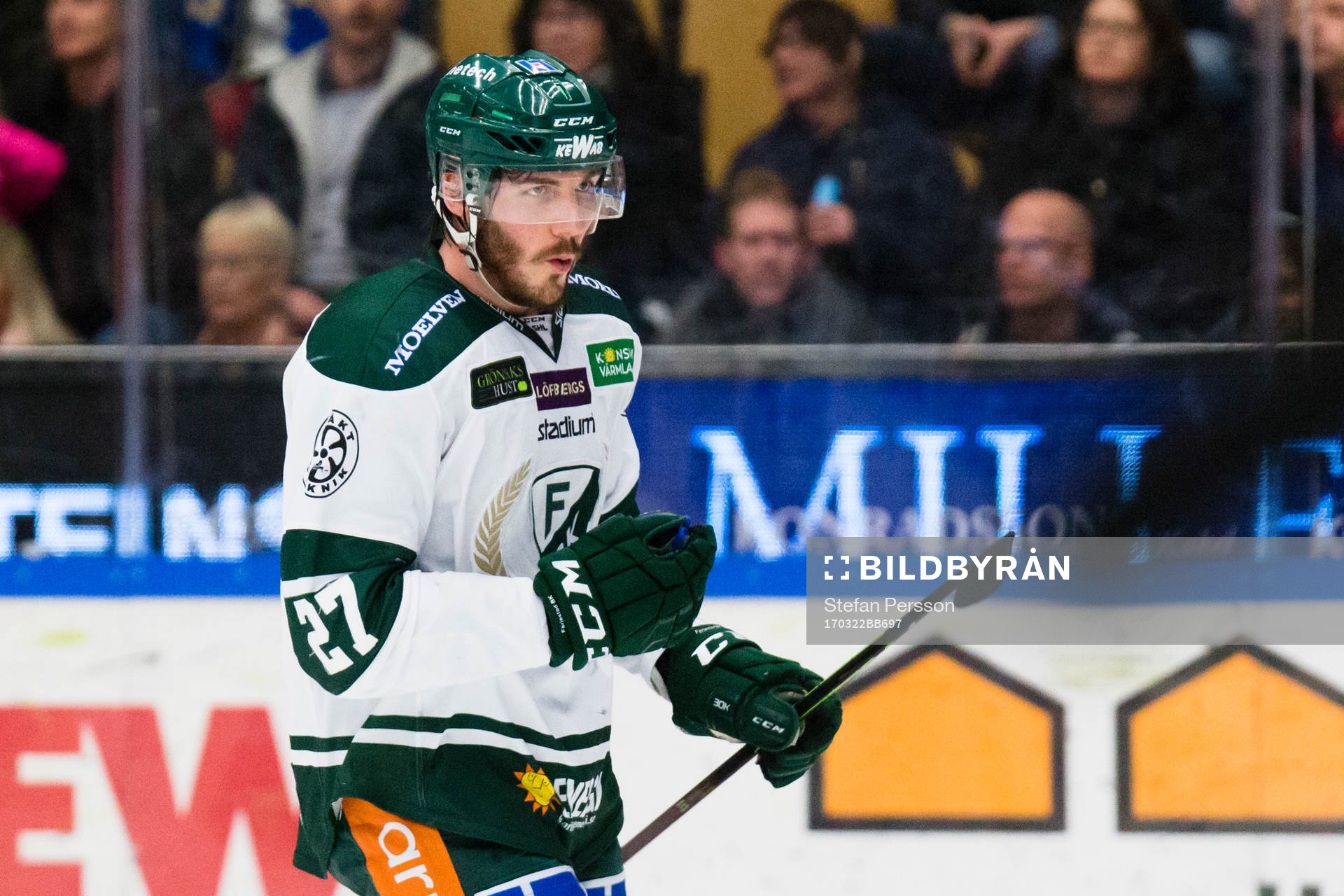 Färjestads John Persson jublar