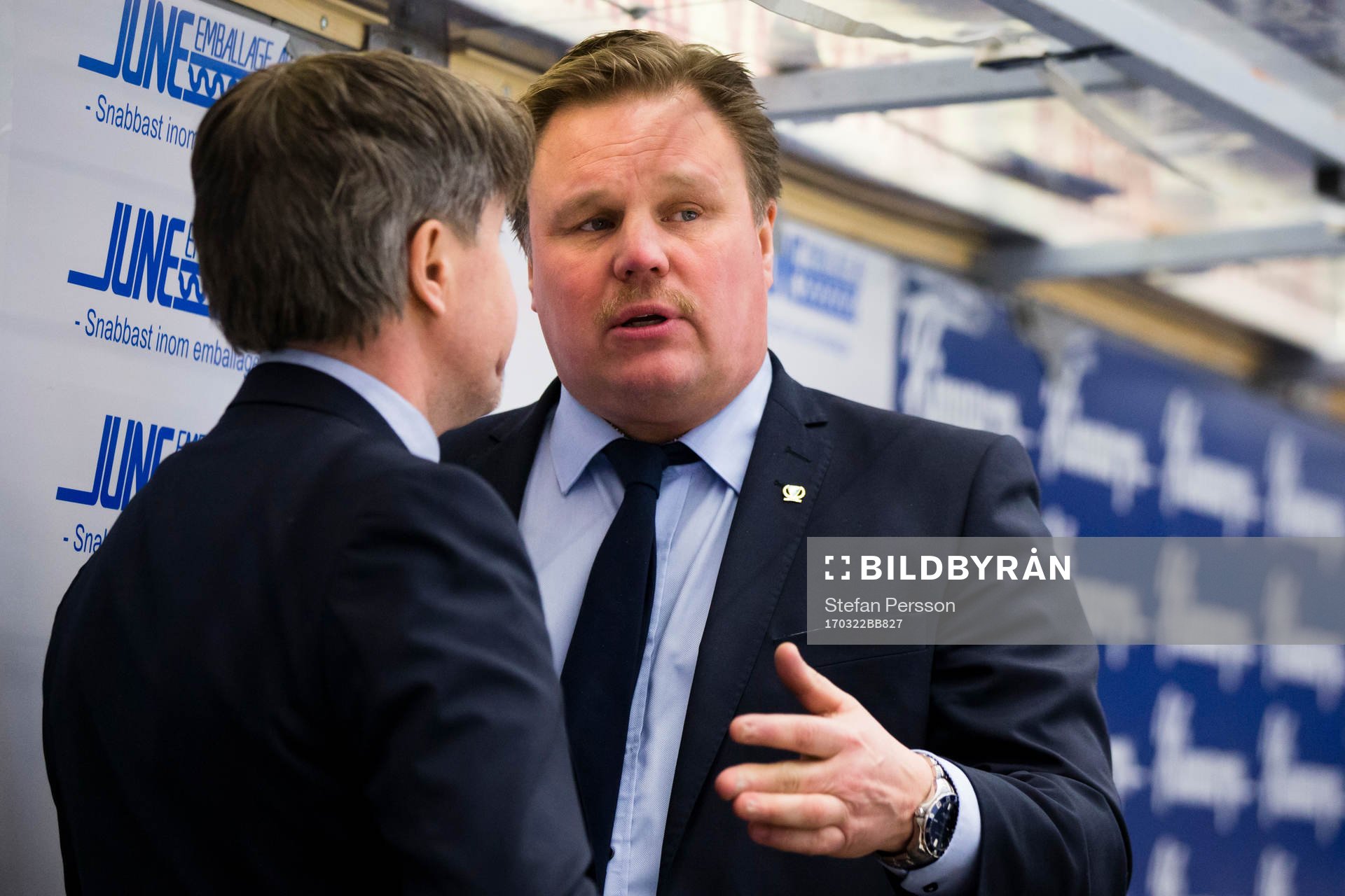 Färjestads tränare Leif Carlsson