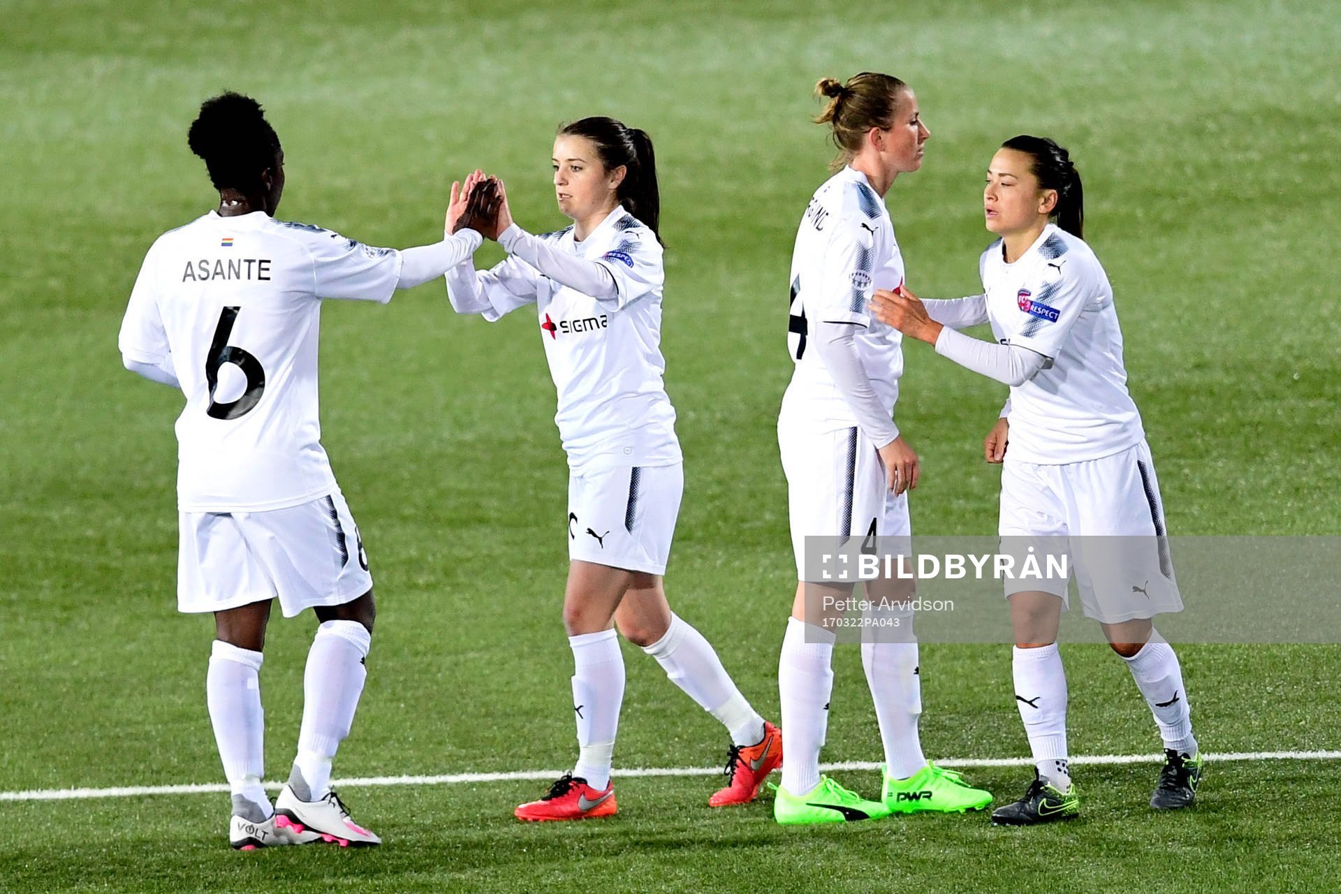 Rosengårds Anita Asante, Sofie Junge Pedersen, Lina