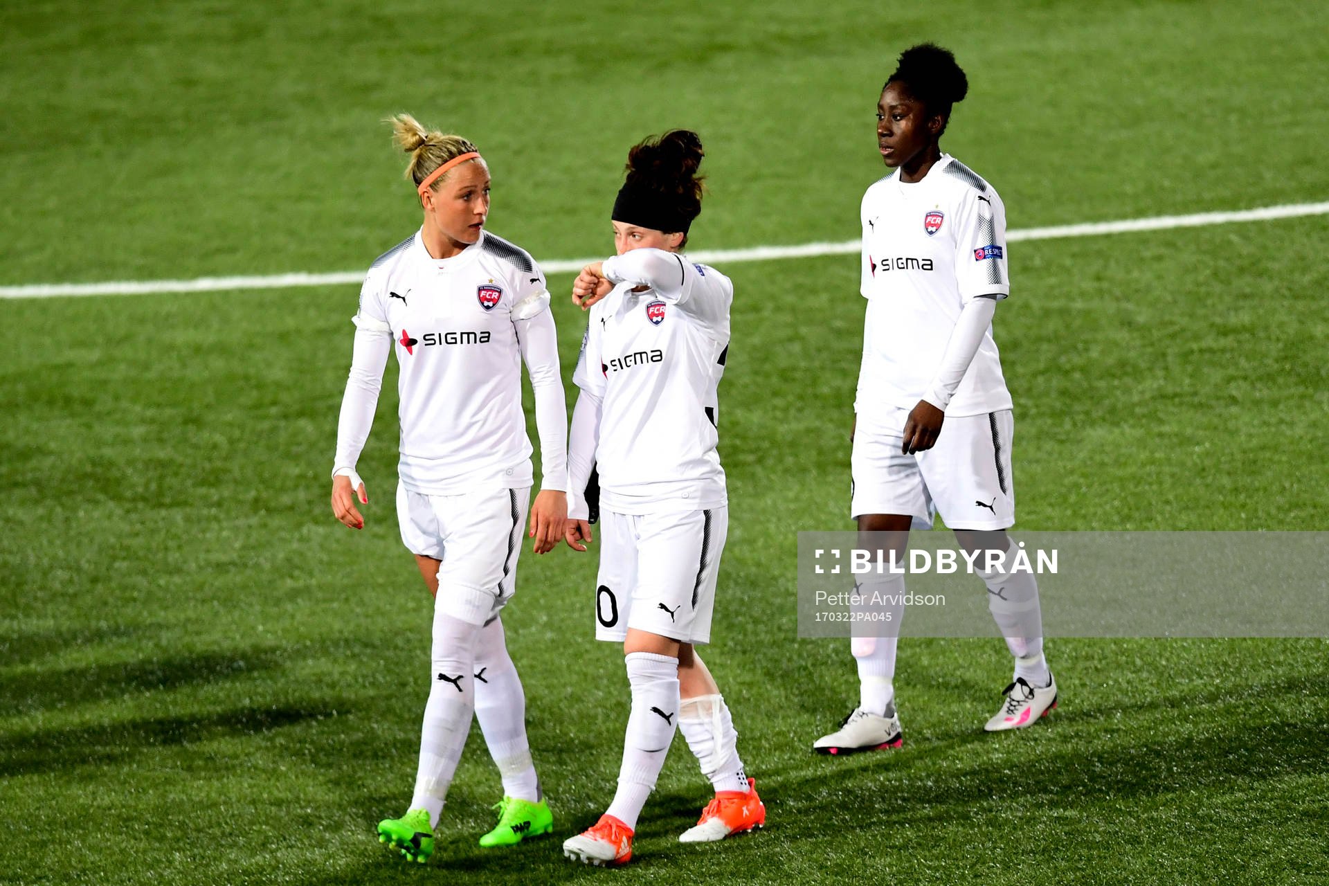 Rosengårds Sanne Troelsgaard, Ella Masar och Anita Asante