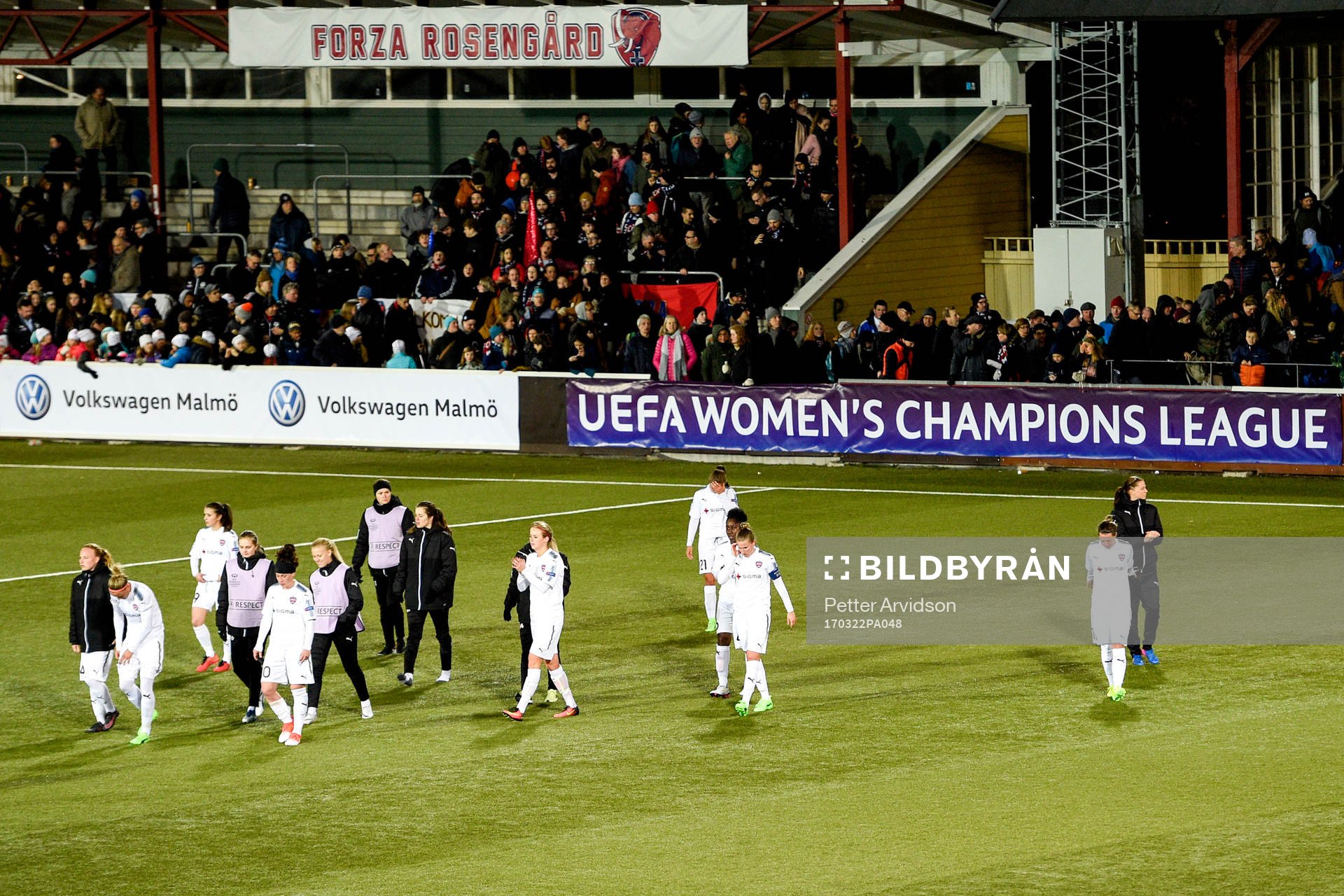 Rosengårds spelare deppar