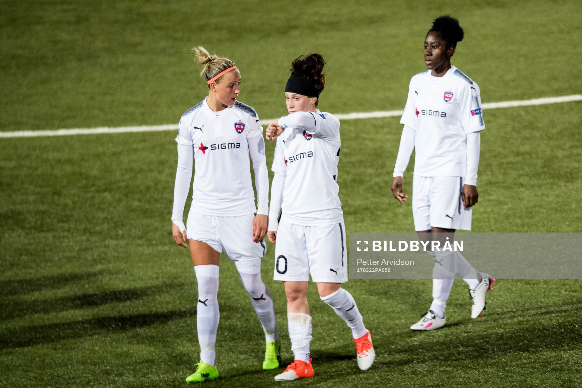 Rosengårds Sanne Troelsgaard, Ella Masar och Anita Asante