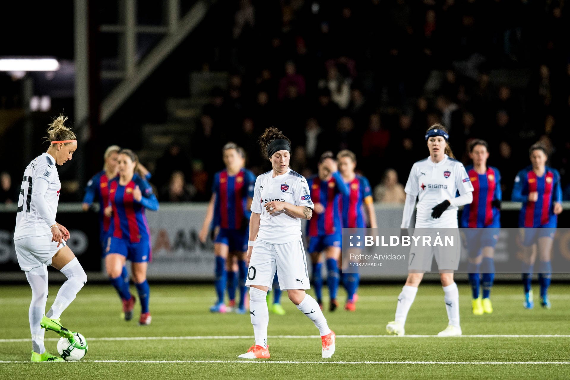 Rosengårds Sanne Troelsgaard, Ella Masar och Sofie Junge