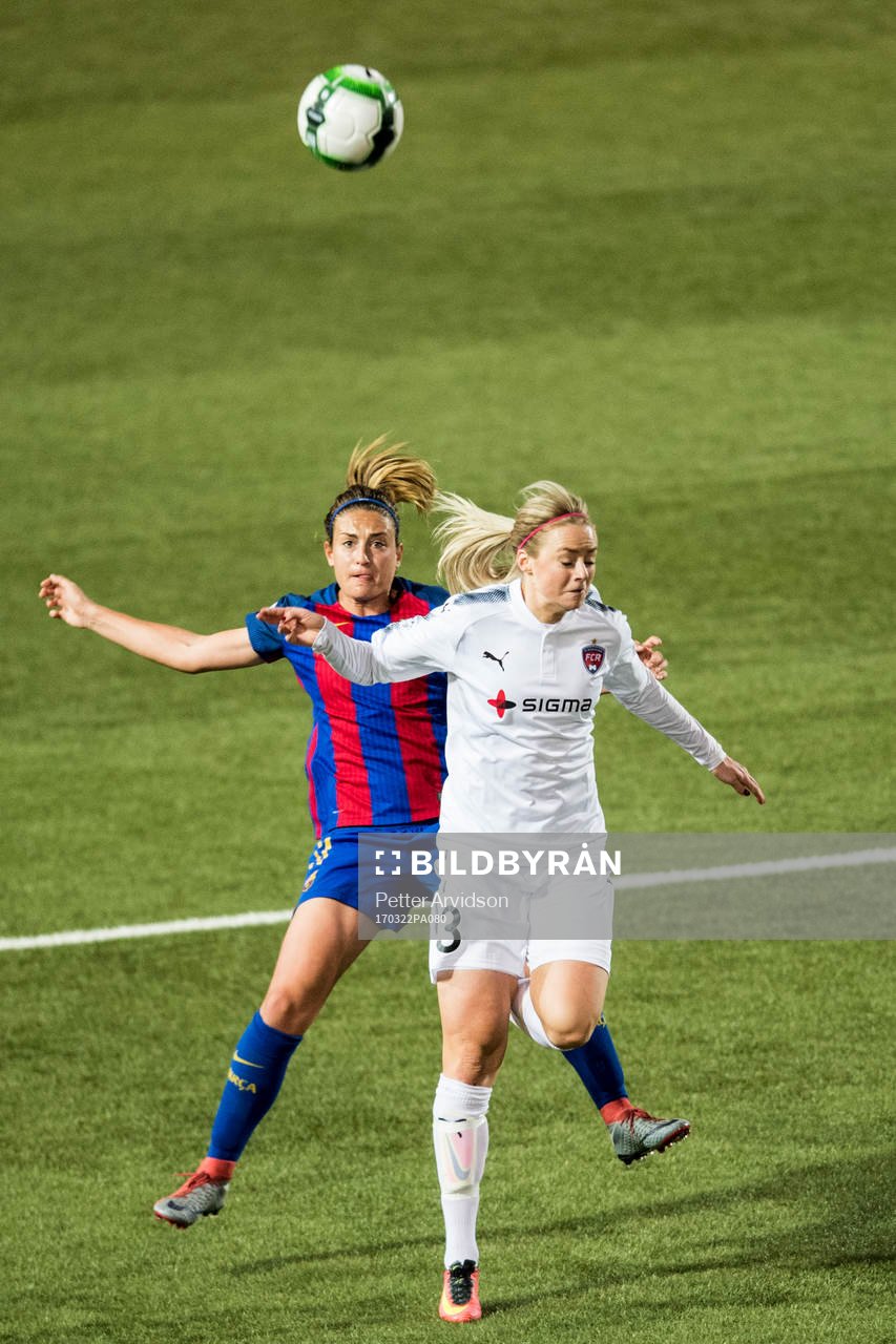 Rosengårds Amanda Ilestedt och Barcelonas Alexia Putellas