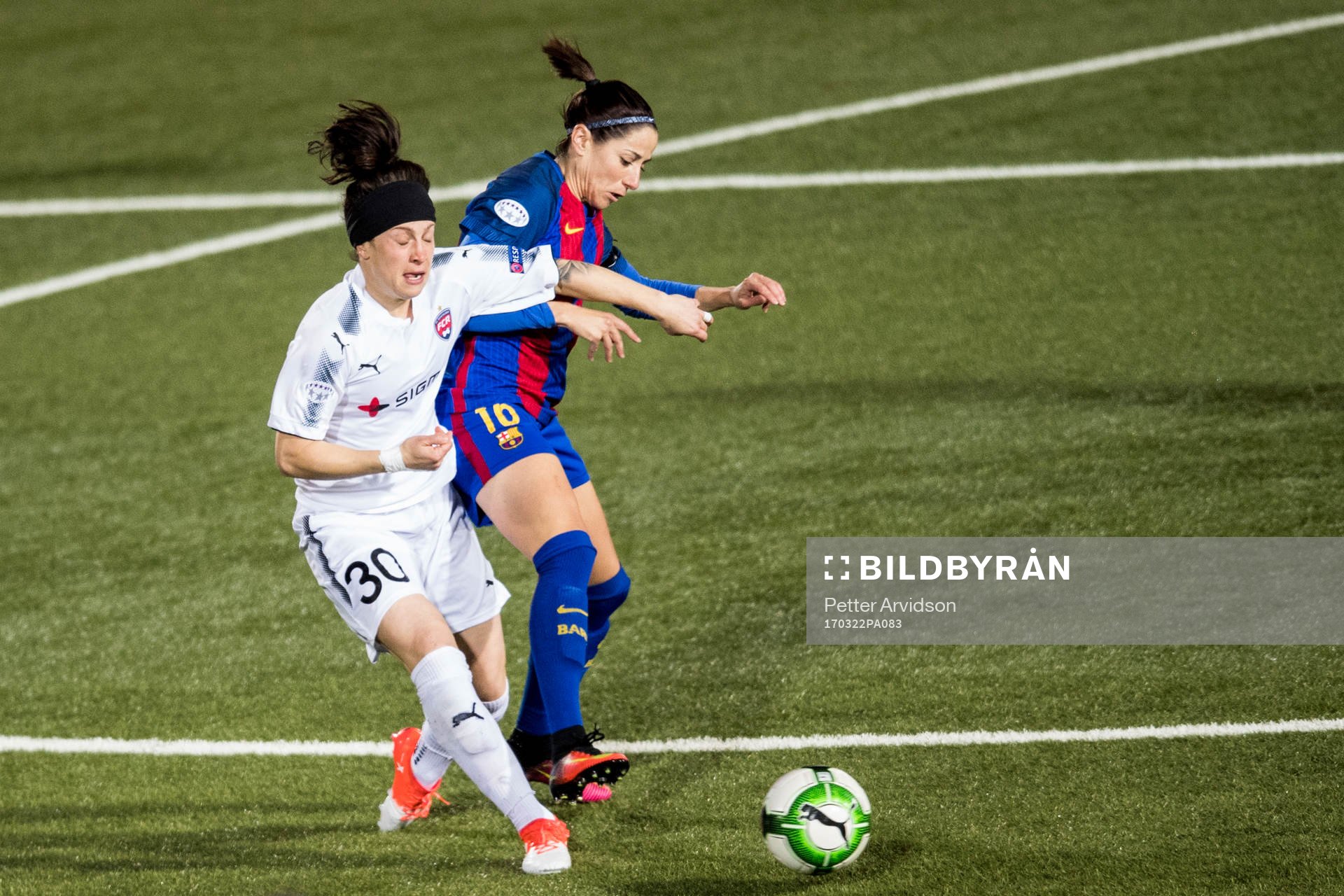 Rosengårds Ella Masar och Barcelonas Jennifer Hermoso