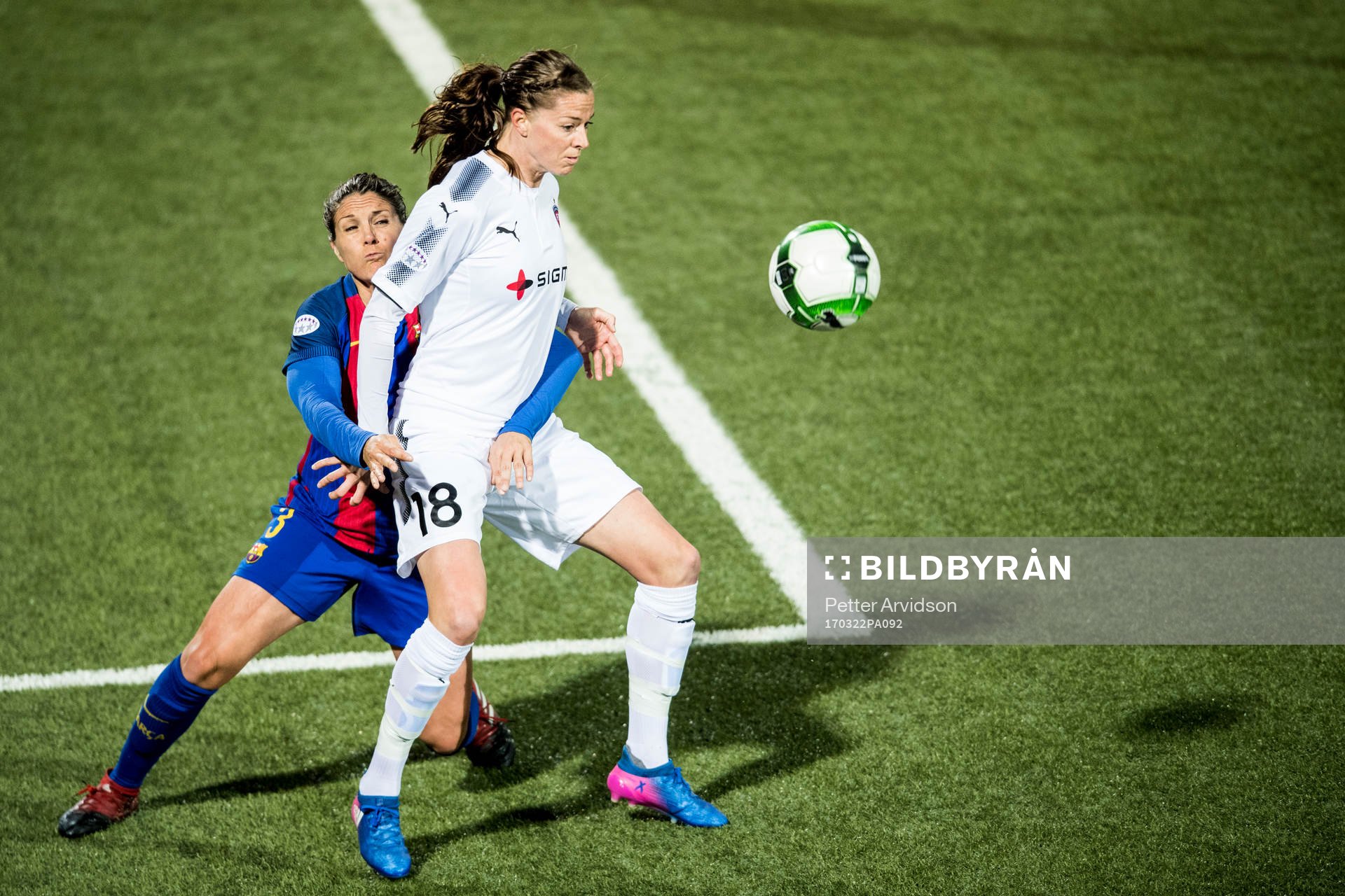 Rosengårds Lotta Schelin och Barcelonas Ruth García