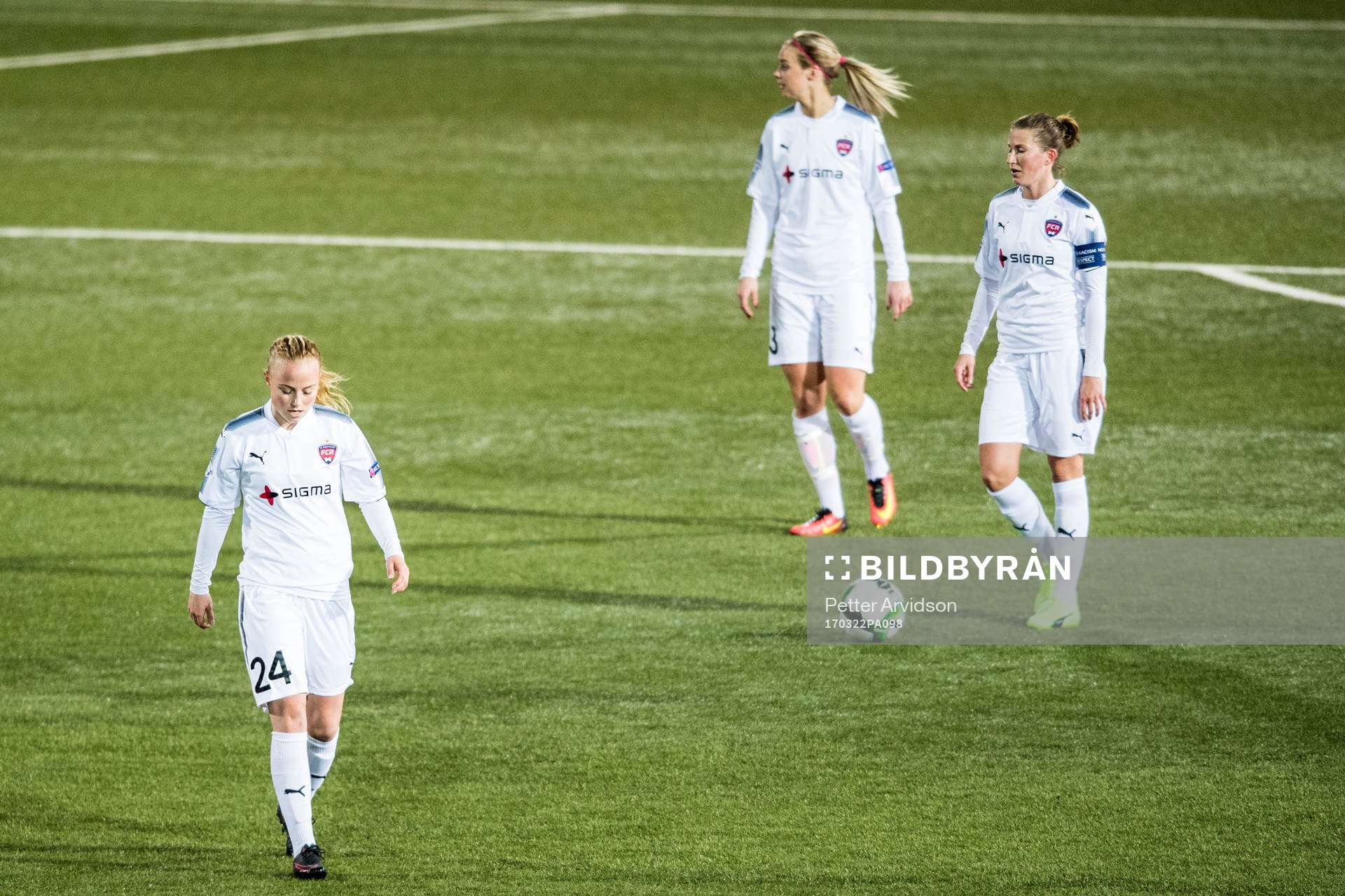 Rosengårds Ebba Wieder, Amanda Ilestedt och Emma Berglund