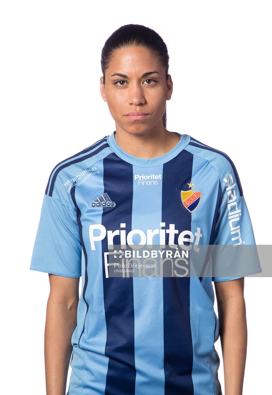 Djurgårdens Tempest-Marie Norlin poserar för ett porträtt den 22 mars 2017 i Stockholm.