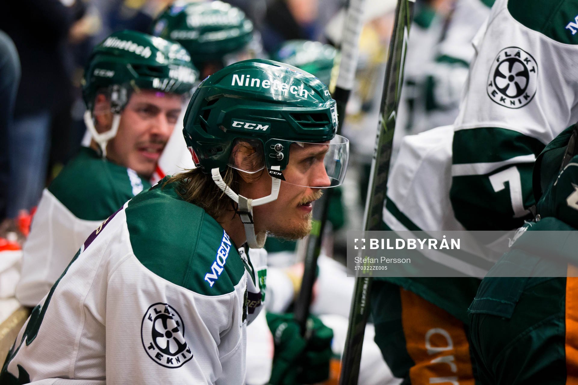 Färjestads Magnus Nygren i båset