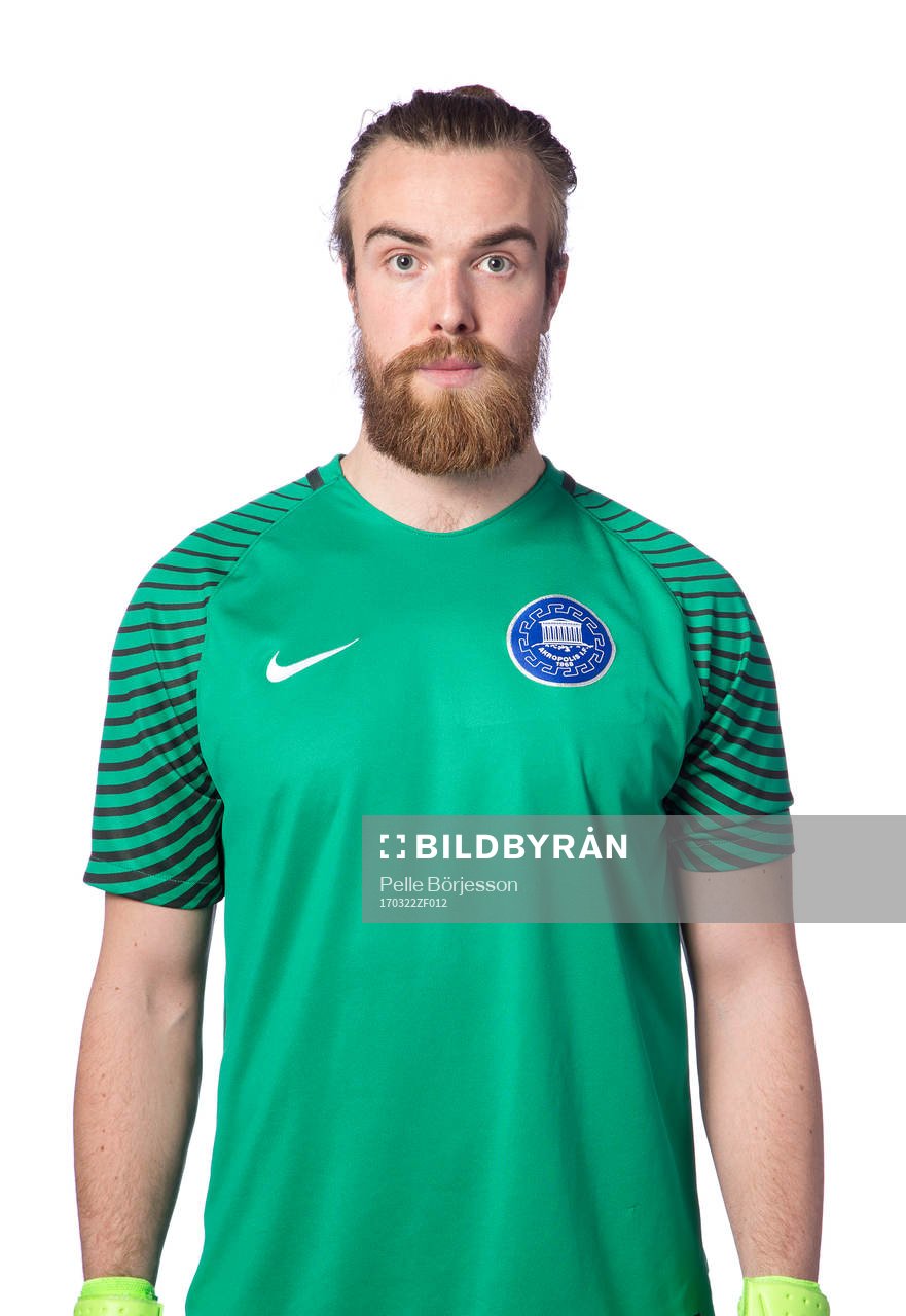 Akropolis målvakt Simon Lundgren