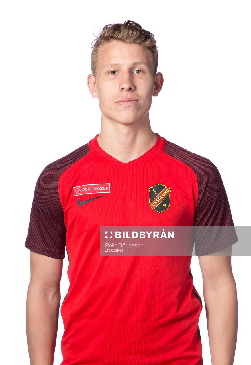 Vasalunds Marcus Enström poserar för ett porträtt den 22 mars 2017 i Stockholm.