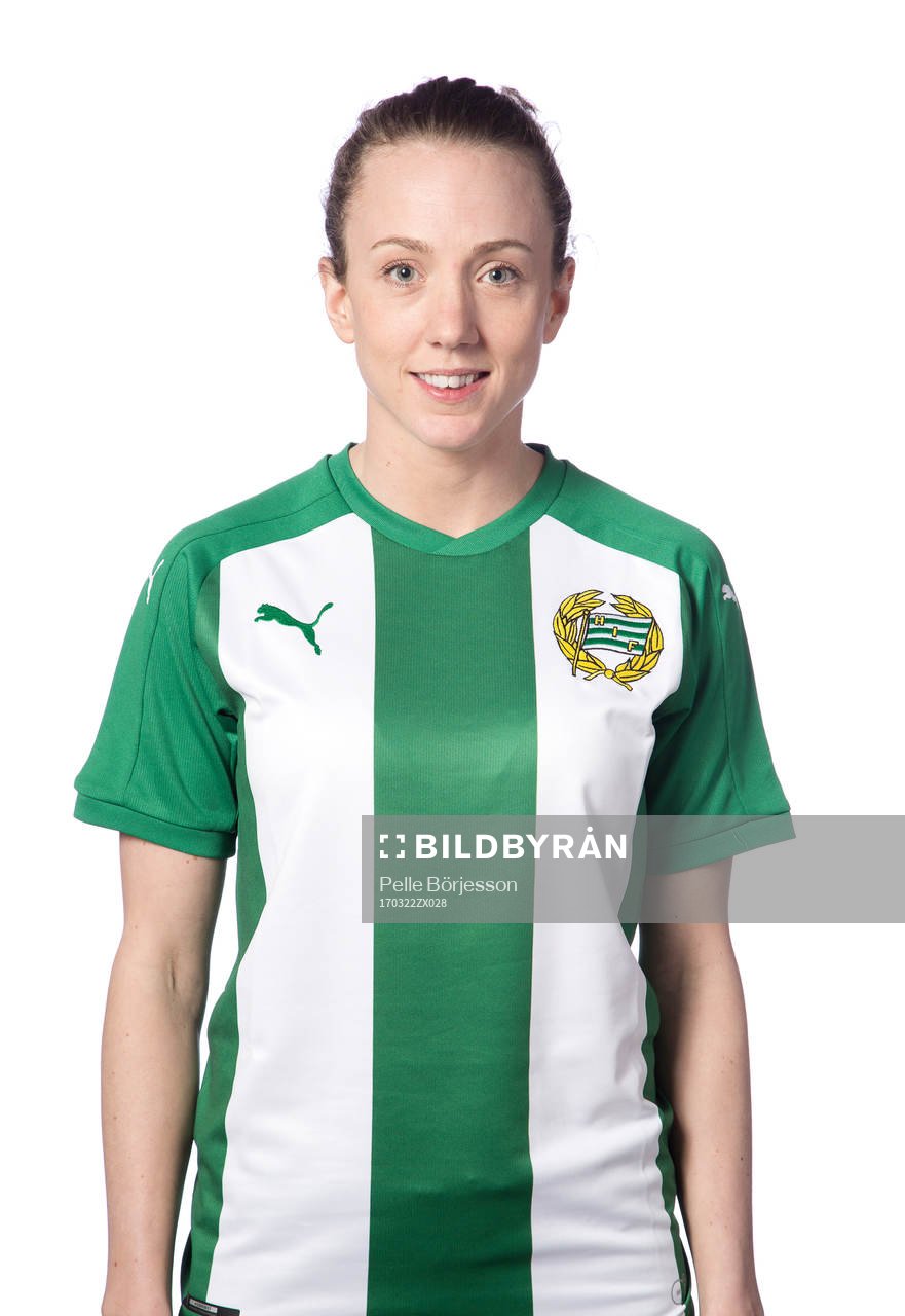 Hammarbys Olga Ekblom poserar för ett porträtt den 22 mars 2017 i Stockholm.