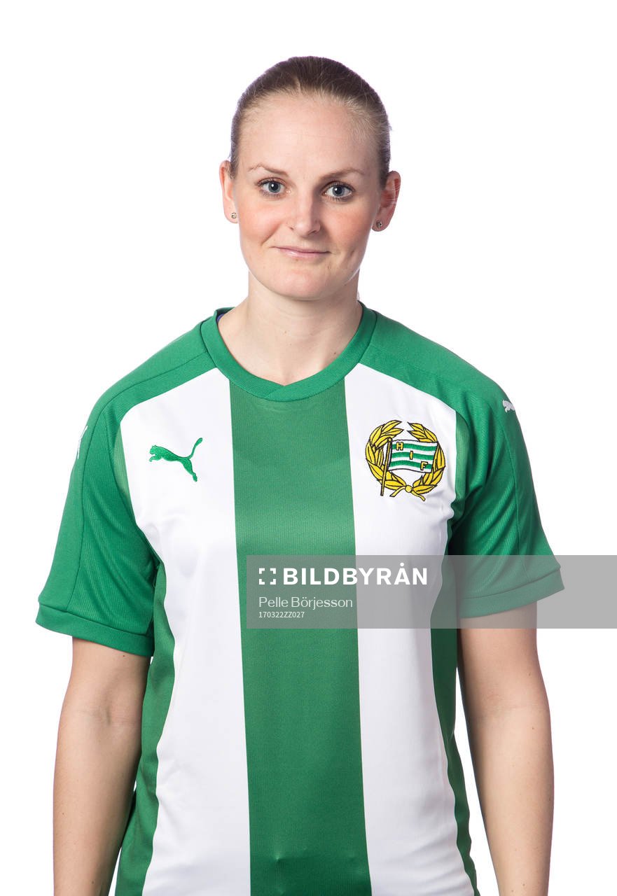 Hammarbys Therése Boström poserar för ett porträtt den 22 mars 2017 i Stockholm.