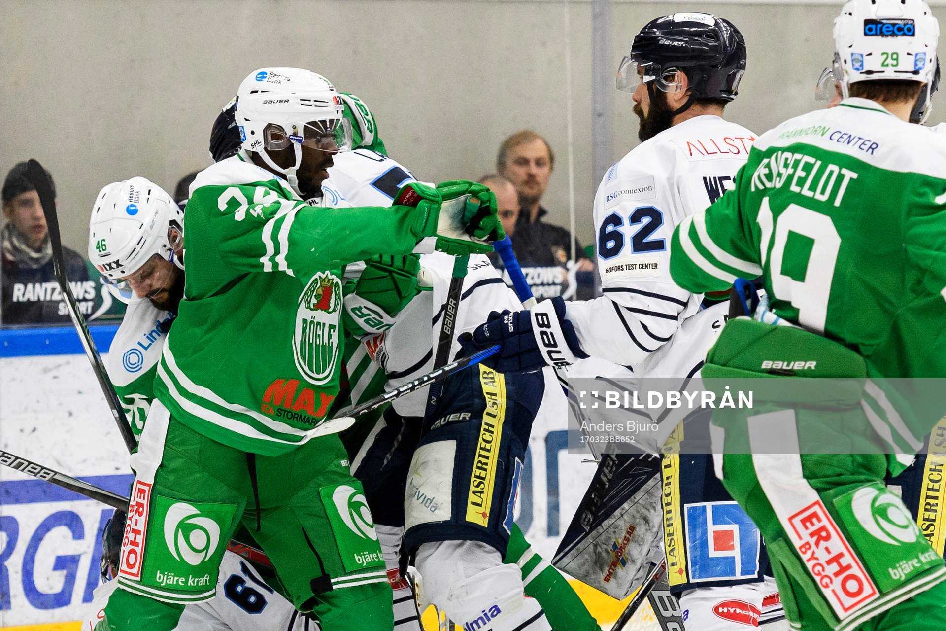 Rögles Edwin Hedberg och Karlskogas Daniel Wessner