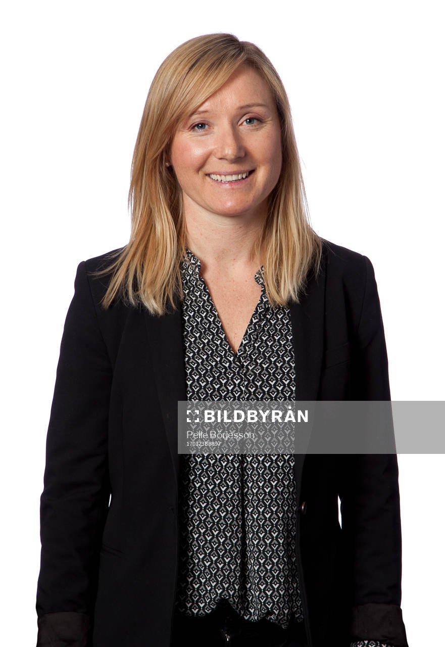 Linköpings Klubbdirektör Maria Hagström poserar för ett porträtt den 23 mars 2017 i Linköping.
