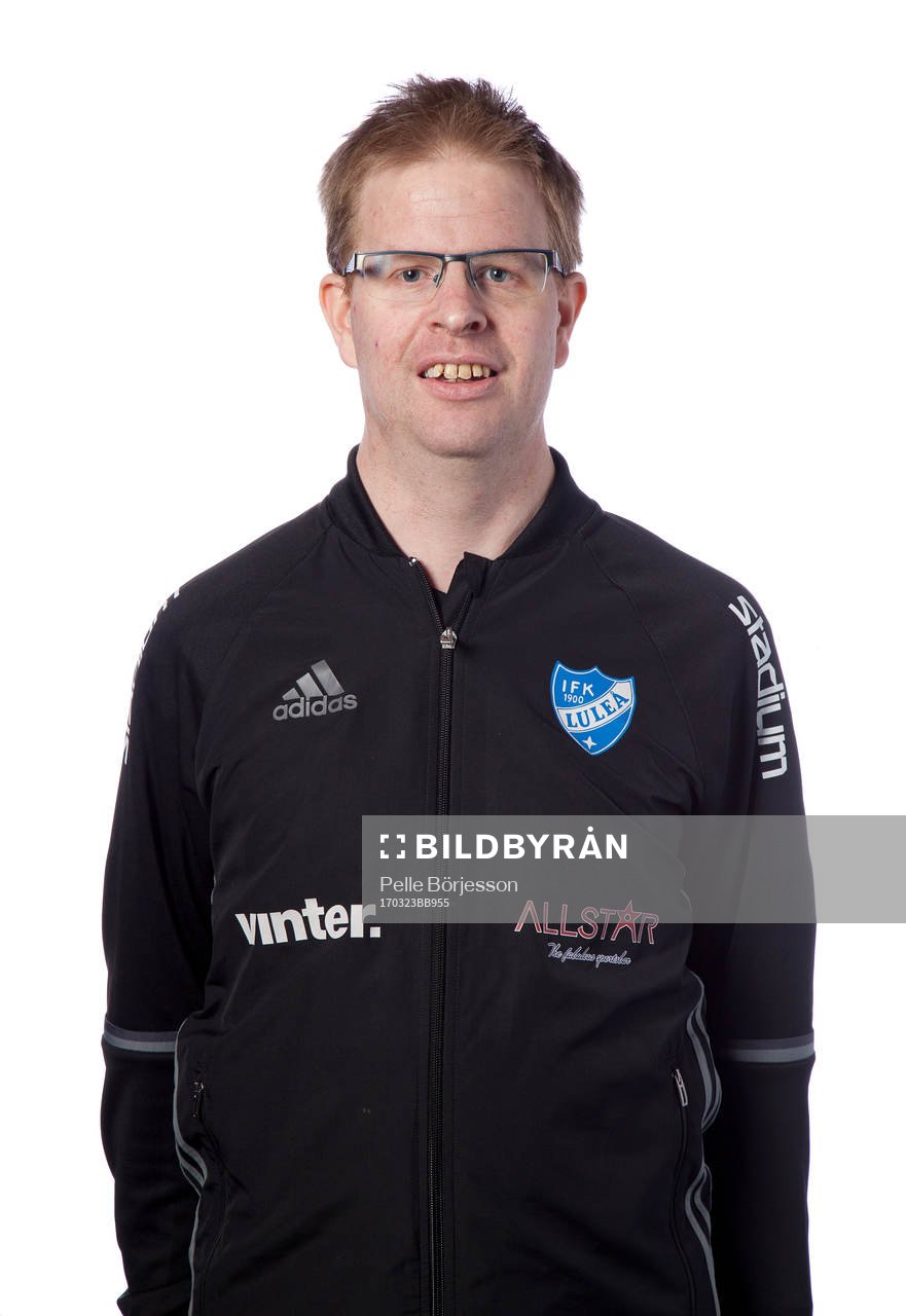 Luleås Materialförvaltare Stefan Nybom poserar för ett porträtt den 23 mars 2017 i Luleå.