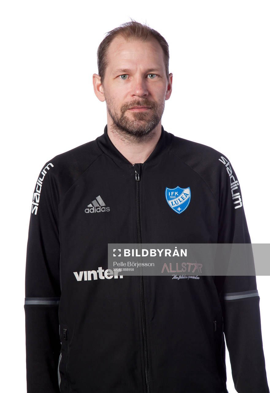 Luleås Tränare Anders Wallerström poserar för ett porträtt den 23 mars 2017 i Luleå.