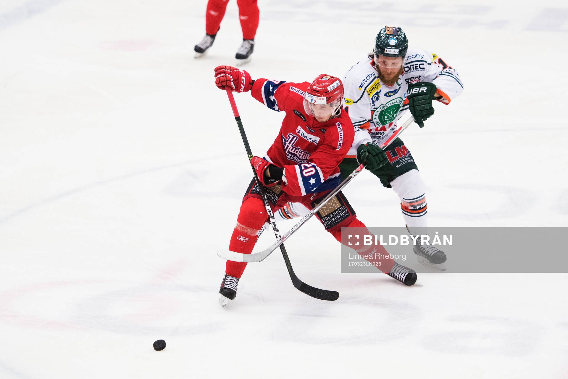 Huddinges Rasmus Dahlberg-Karlsson och Kristianstads