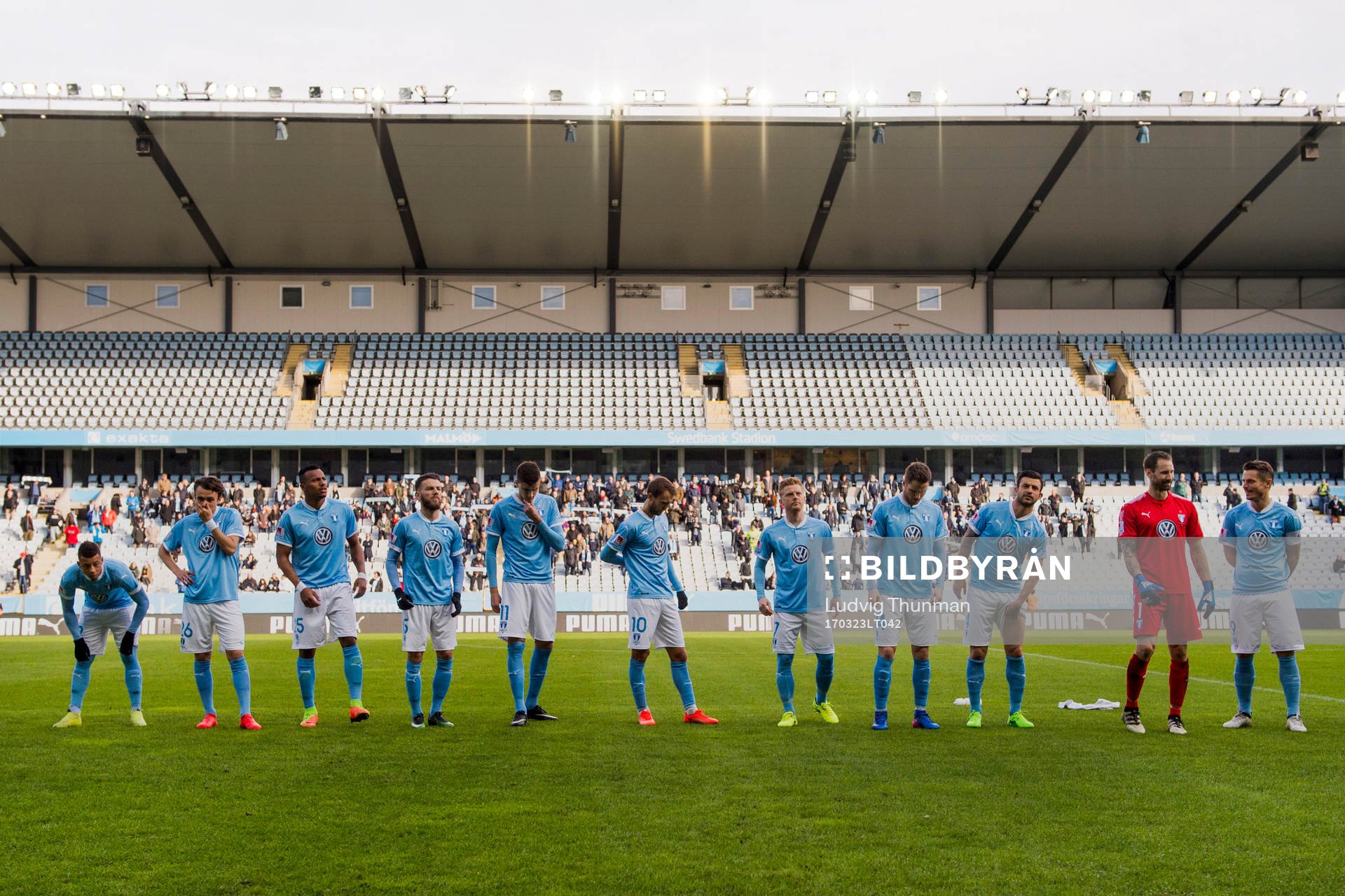 Malmö FFs spelare ställer upp