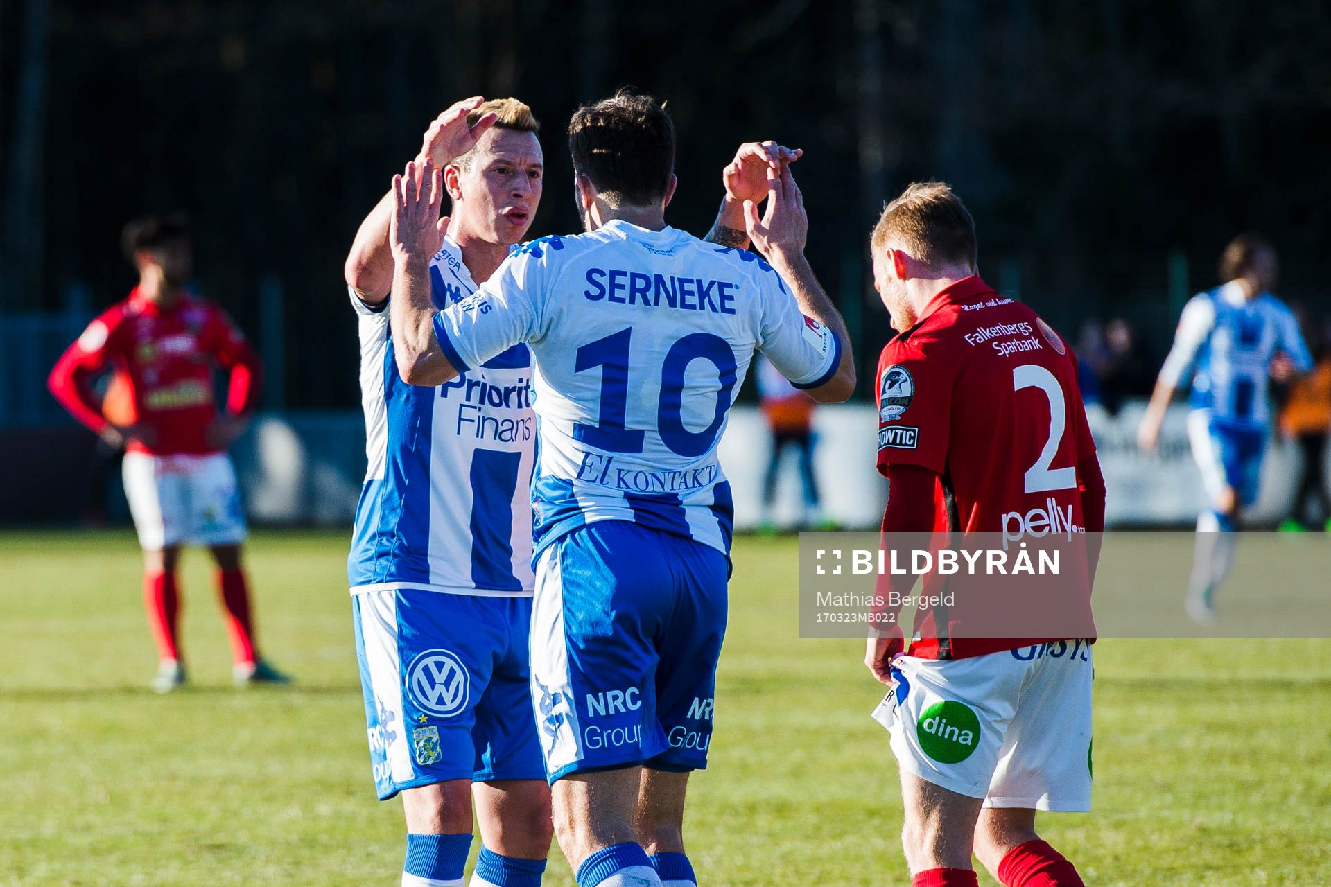 IFK Göteborgs Martin Smedberg Dalence jublar med