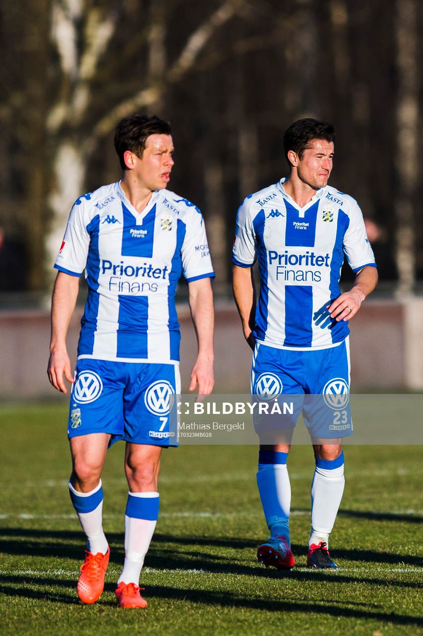 IFK Göteborgs Mads Winther Albaek och David Boo Wiklander
