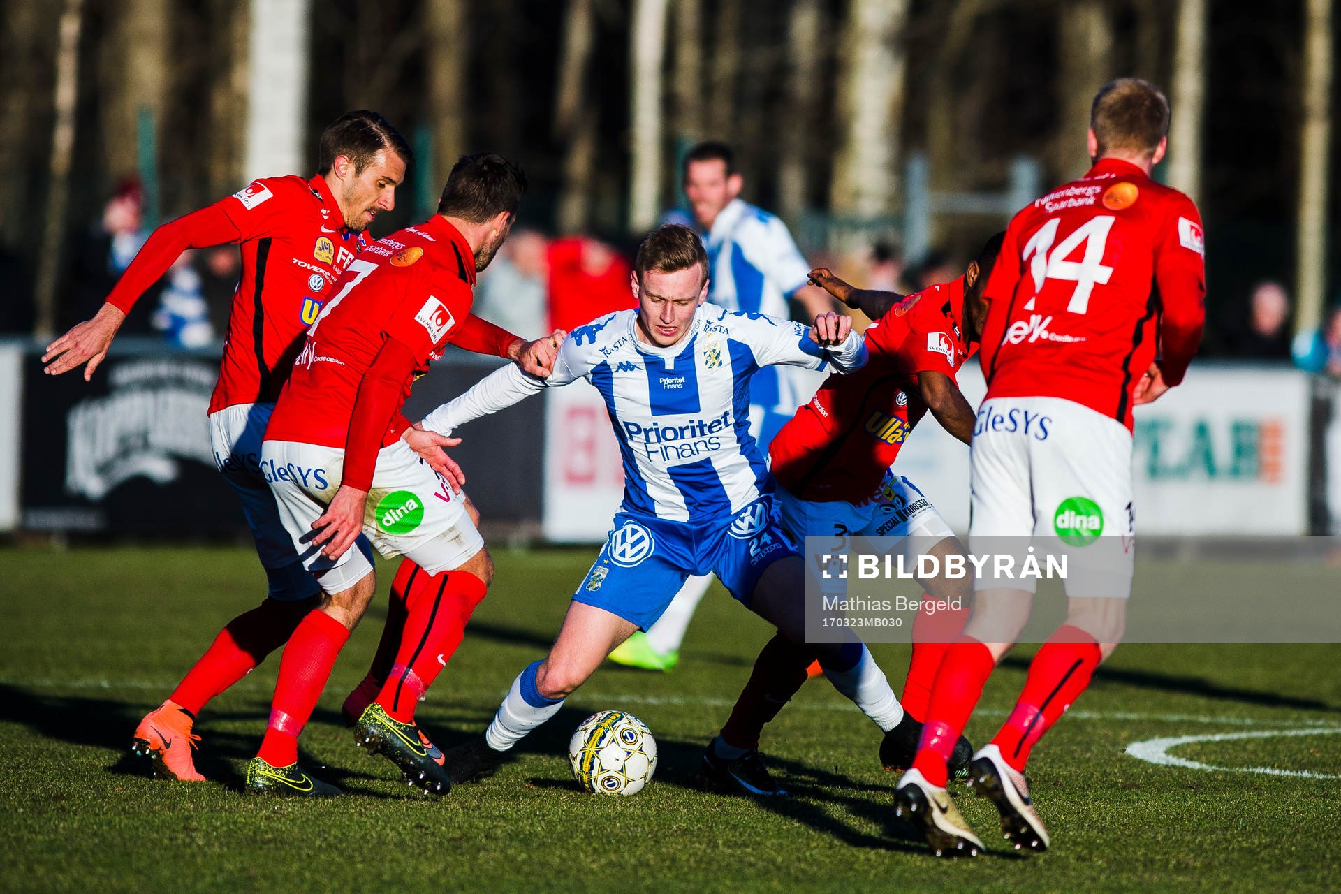 Falkenbergs Tobias Karlsson, David Svensson, Hampus