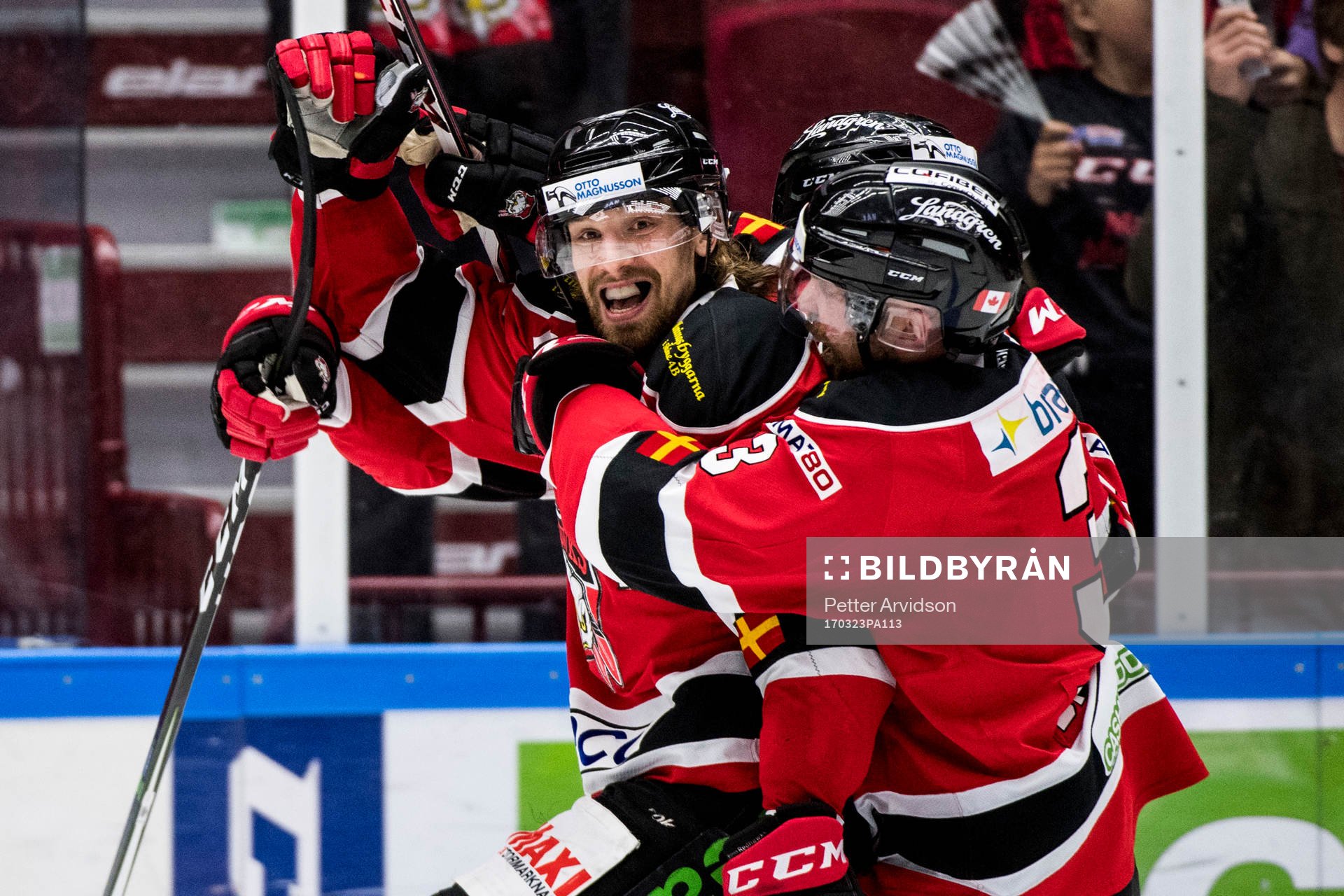 Malmö Redhawks Andreas Thuresson jublar