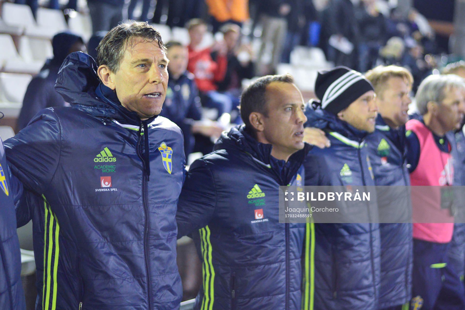 COACH SWEDEN U21, HÅKAN ERICSON, WITH YOUR TECHNICAL TEAM