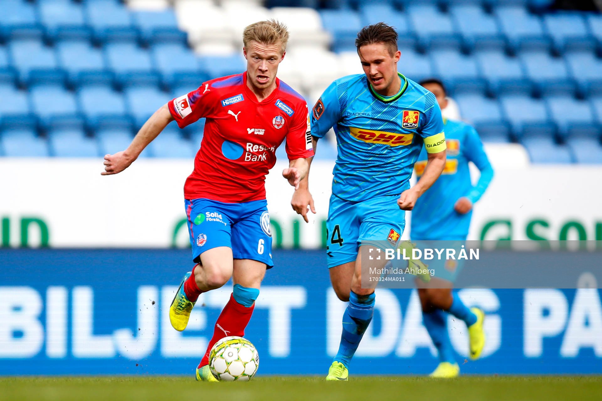 Helsingborgs Andreas Landgren och Nordsjällands Christian
