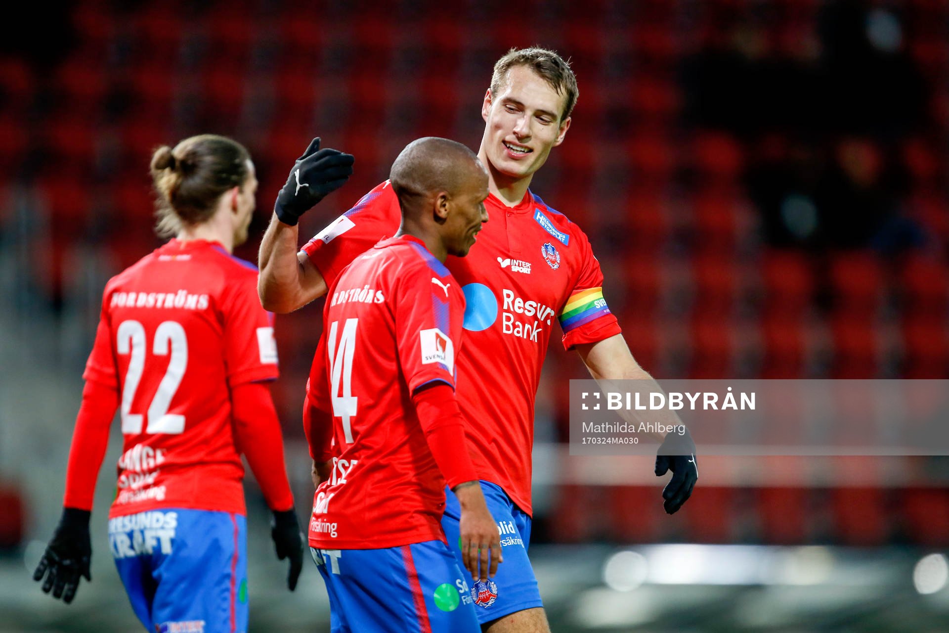Helsingborgs Bradley Surprise Ralani och Frederik Helstrup