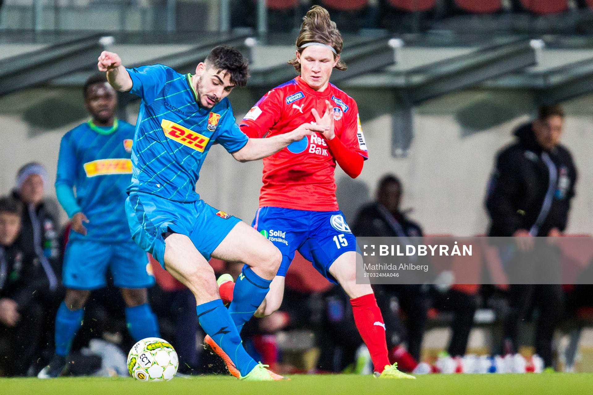 Nordsjällands Zackarias Faour och Helsingborgs Max Svensson