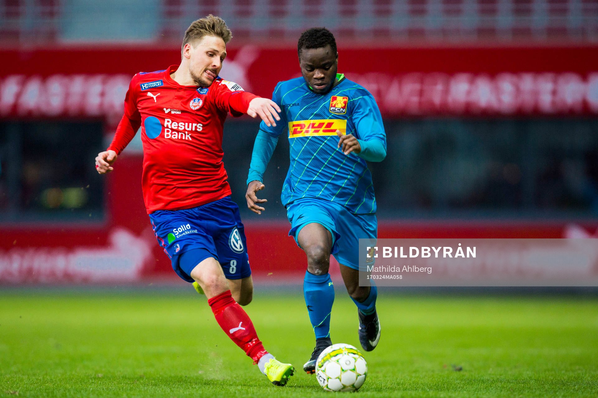 Helsingborgs Martin Christensen och Nordsjällands Collin