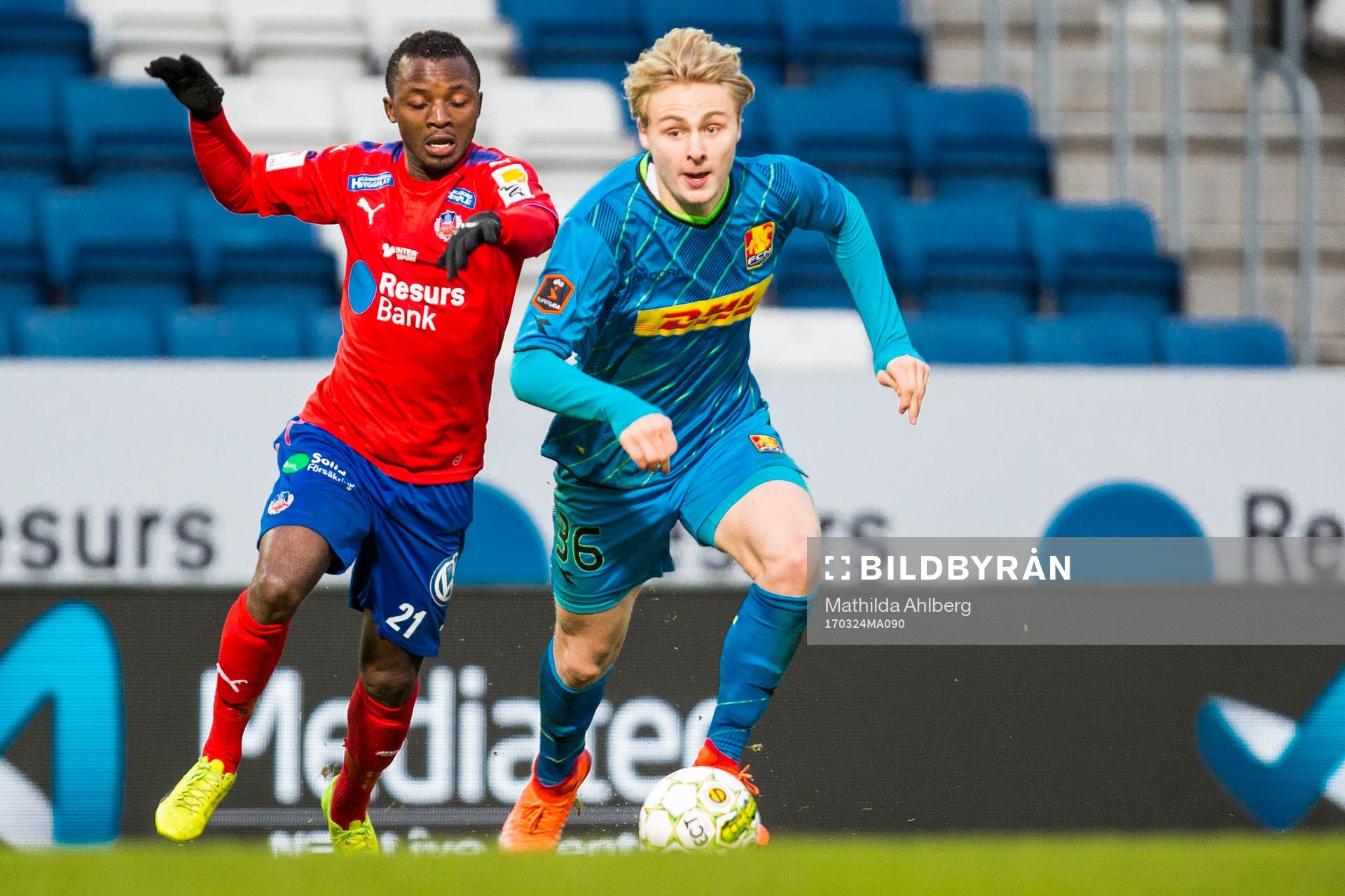 Helsingborgs Monday Samuel och Nordsjällands Victor Nelsson