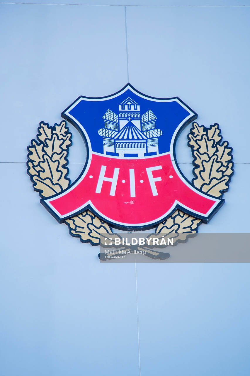 Helsingborgs logga på väggen