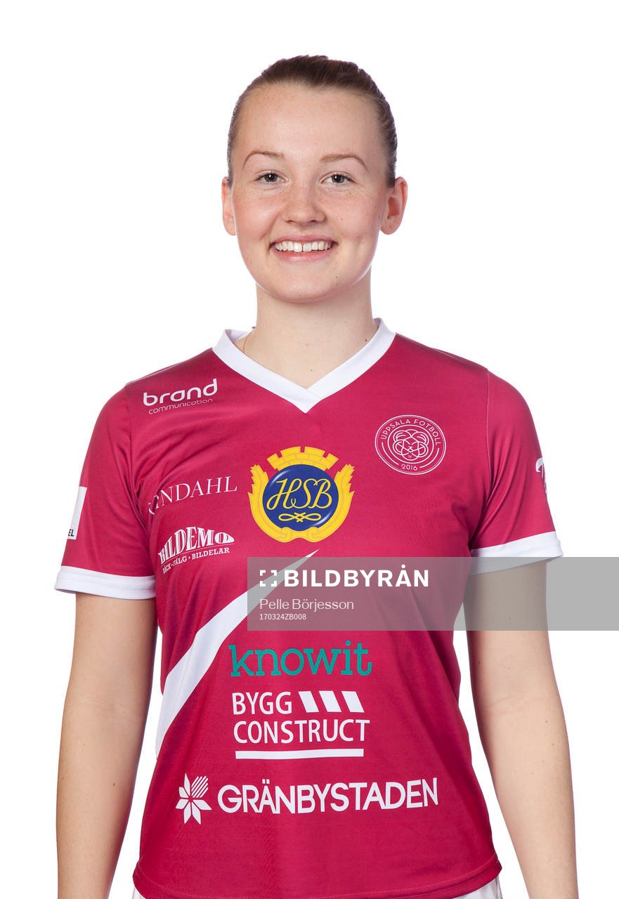 Uppsalas Elin Åkerman poserar för ett porträtt den 24 mars 2017 i Uppsala.