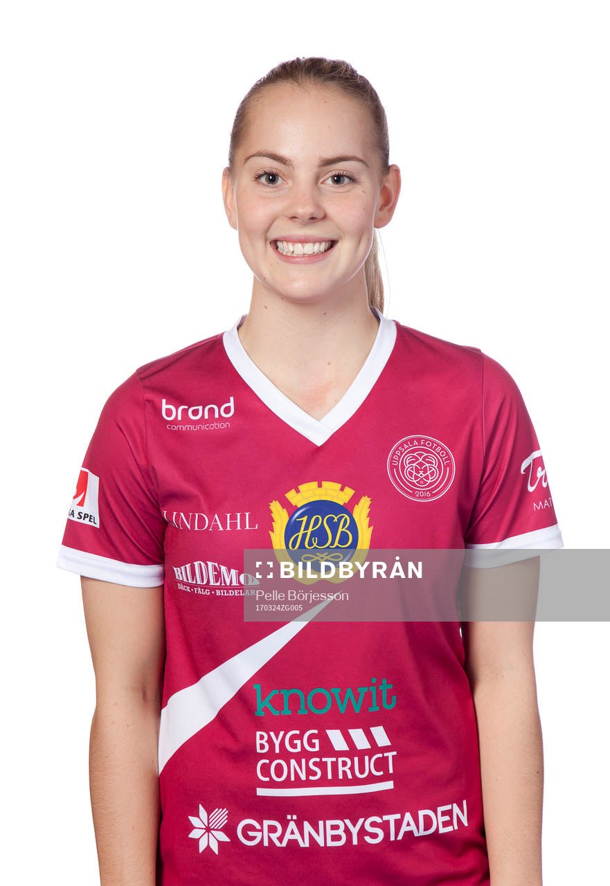 Uppsalas Agnes Nyberg poserar för ett porträtt den 24 mars 2017 i Uppsala.