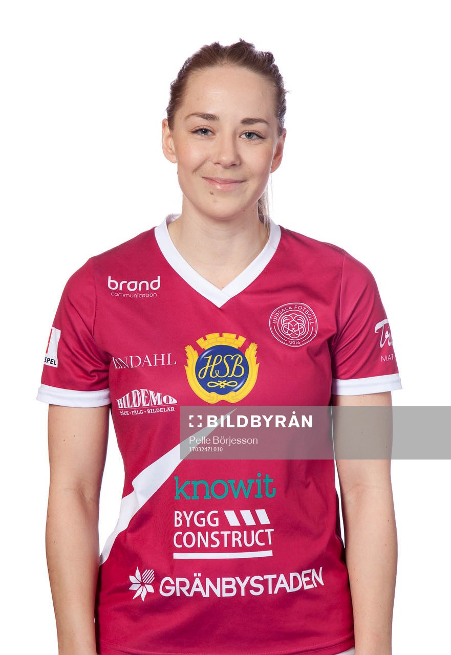 Uppsalas Julia Lyckberg poserar för ett porträtt den 24 mars 2017 i Uppsala.
