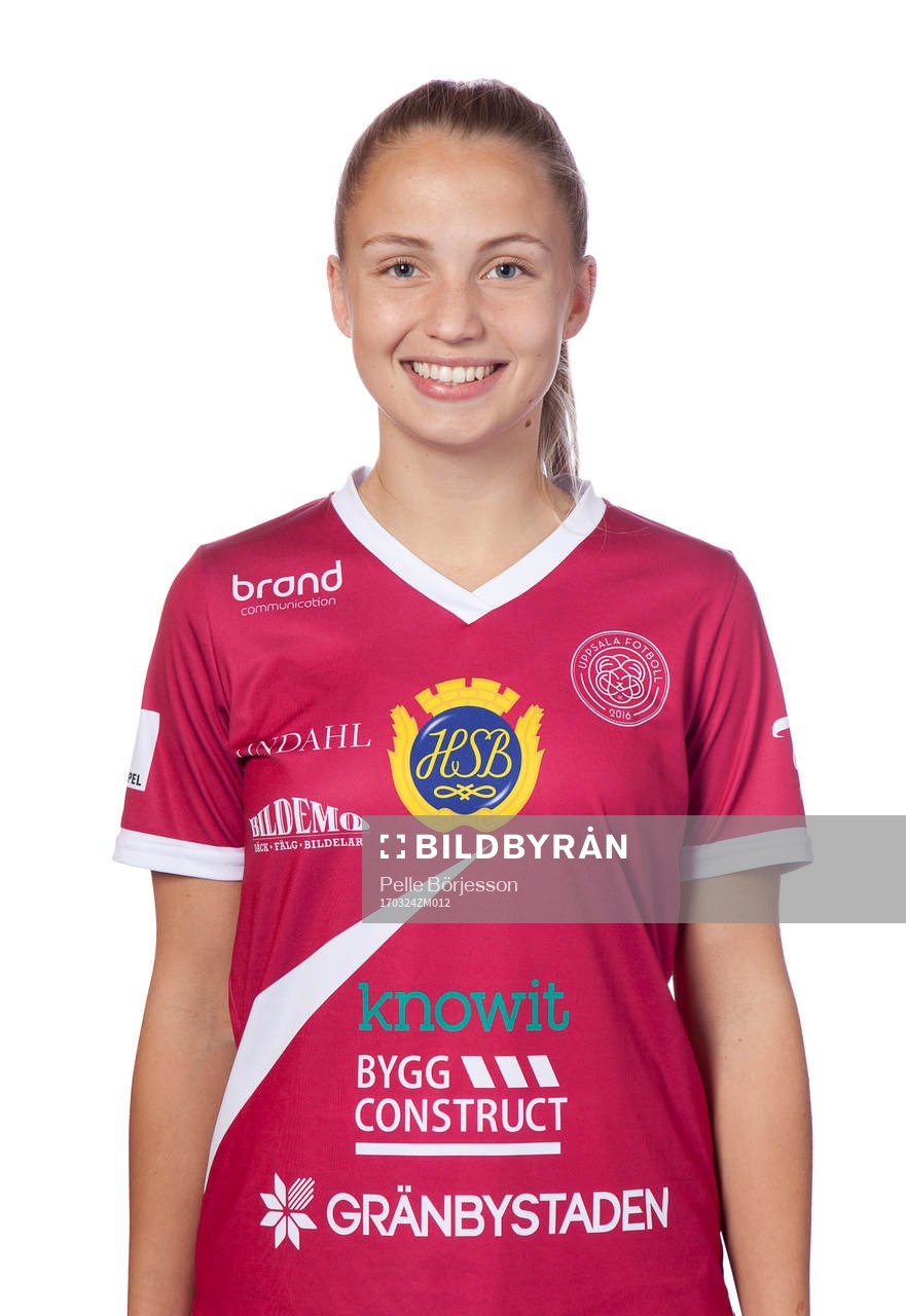 Uppsalas Malin Forssner poserar för ett porträtt den 24 mars 2017 i Uppsala.