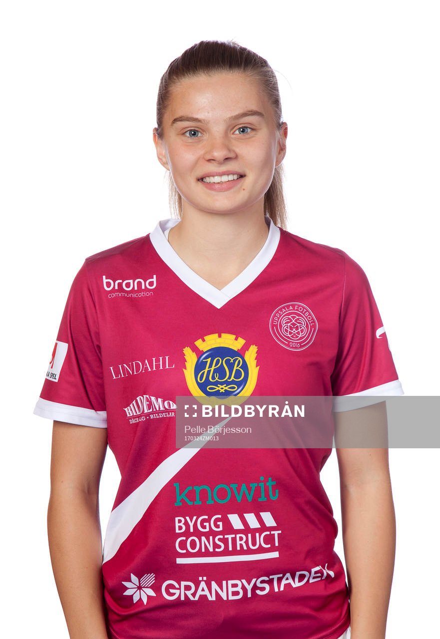 Uppsalas Therese Simonsson poserar för ett porträtt den 24 mars 2017 i Uppsala.