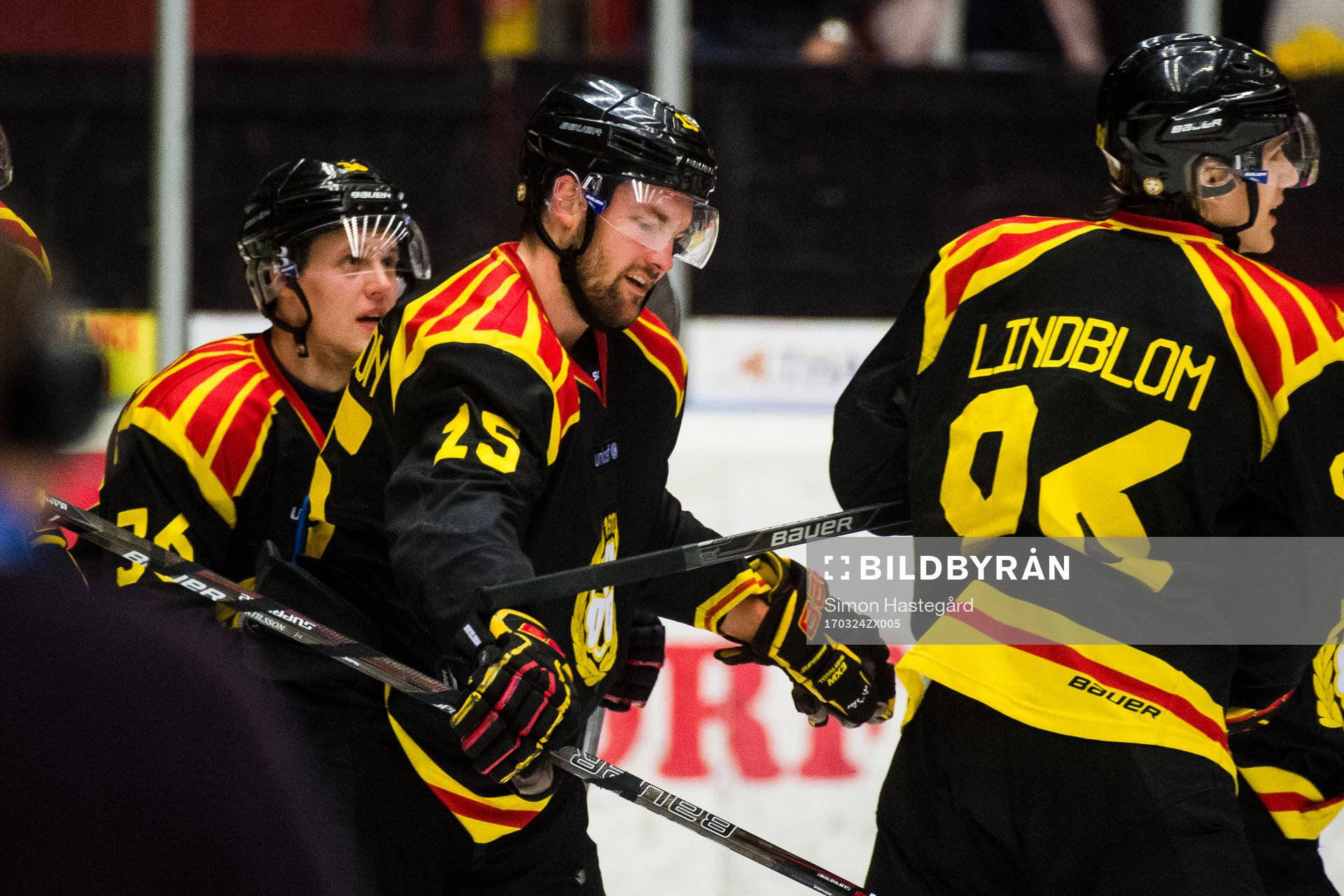 Brynäs Simon Bertilsson  jublar